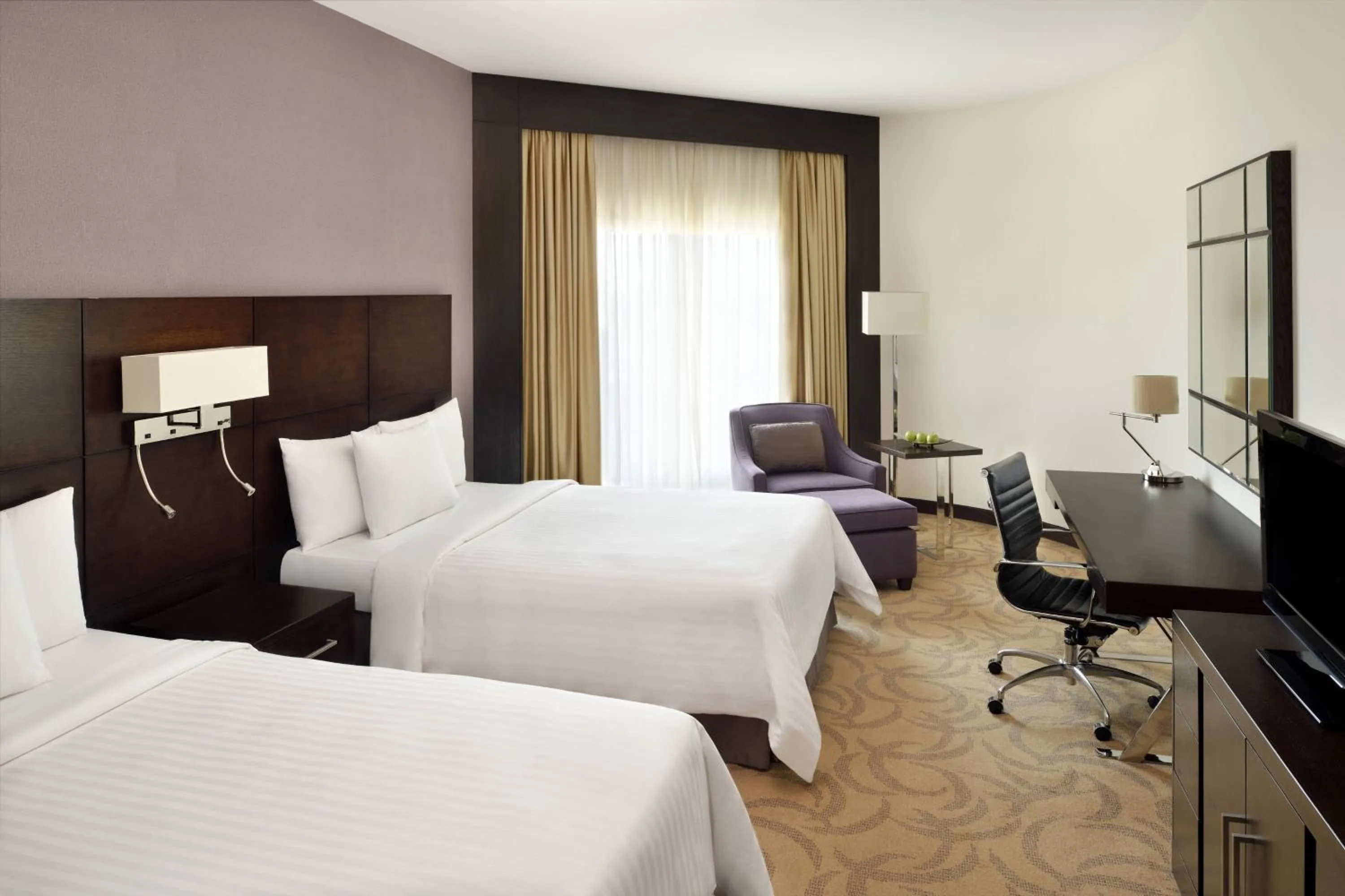 Bedroom, Bed in Courtyard by Marriott Riyadh Diplomatic Quarter