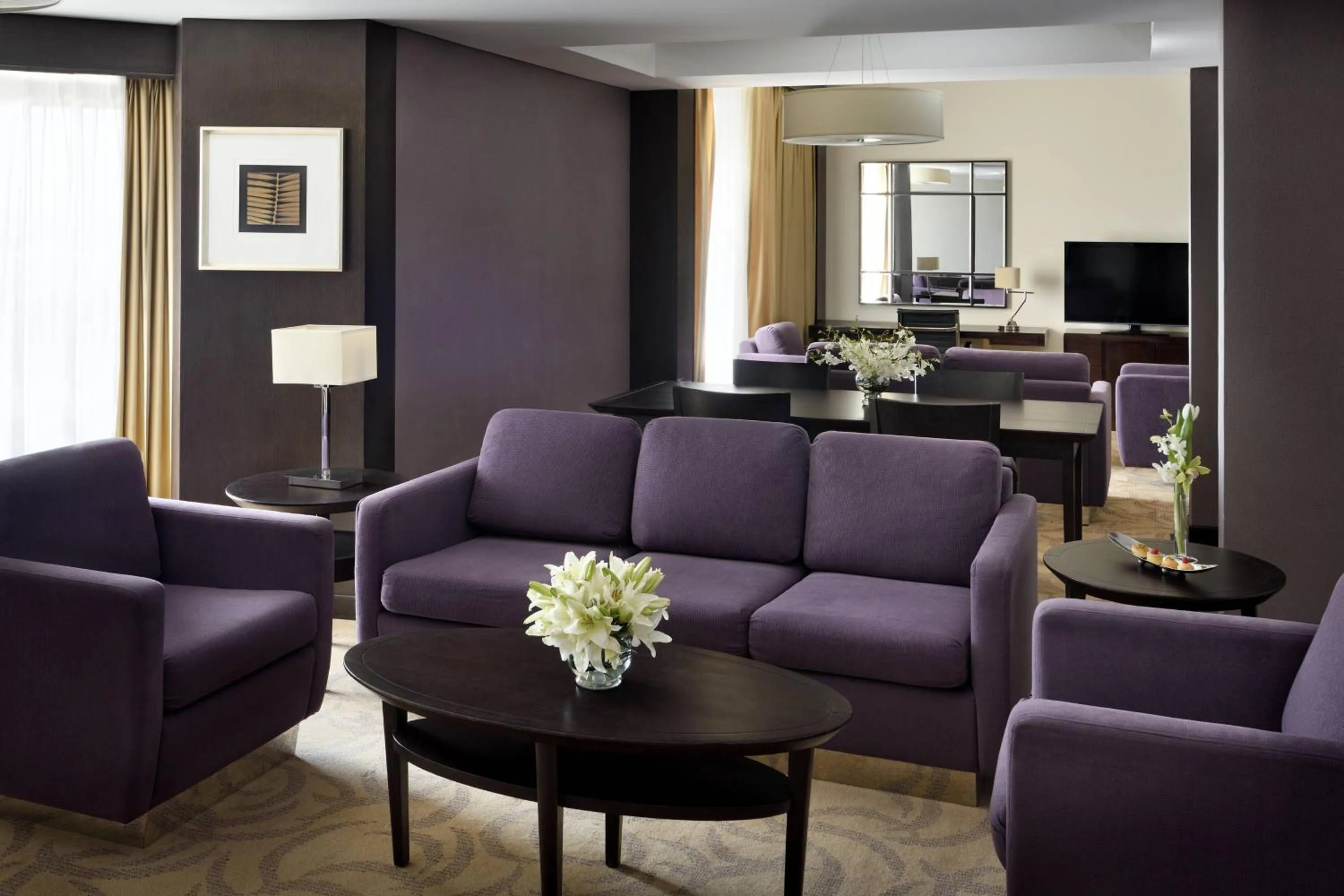 Living room in Courtyard by Marriott Riyadh Diplomatic Quarter