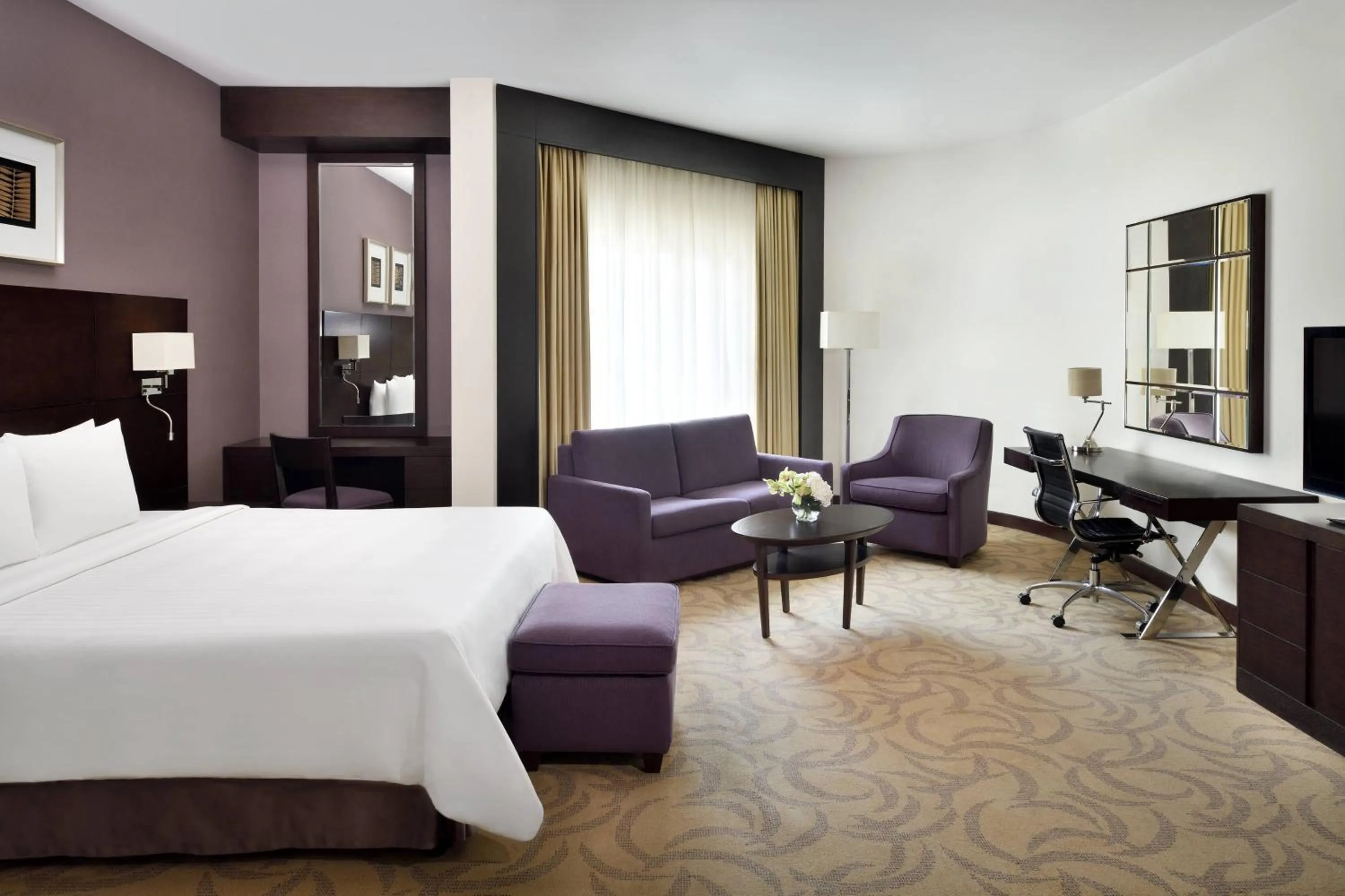 Photo of the whole room, Bed in Courtyard by Marriott Riyadh Diplomatic Quarter