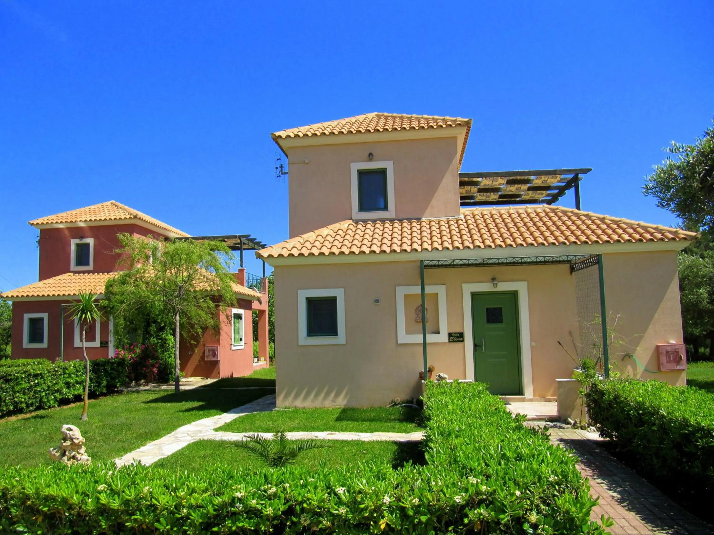 Facade/entrance in Monambeles Villas