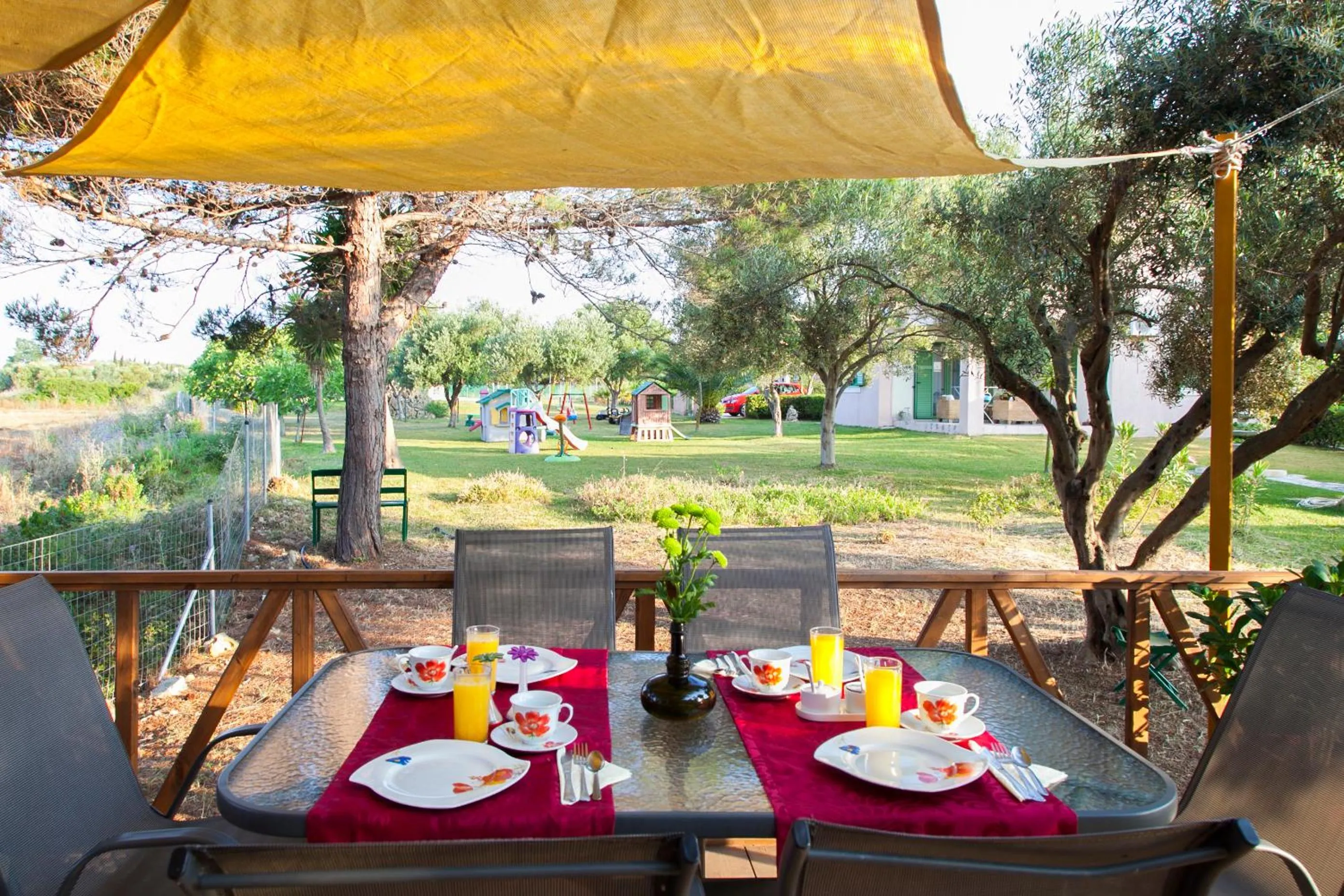 Patio in Monambeles Villas