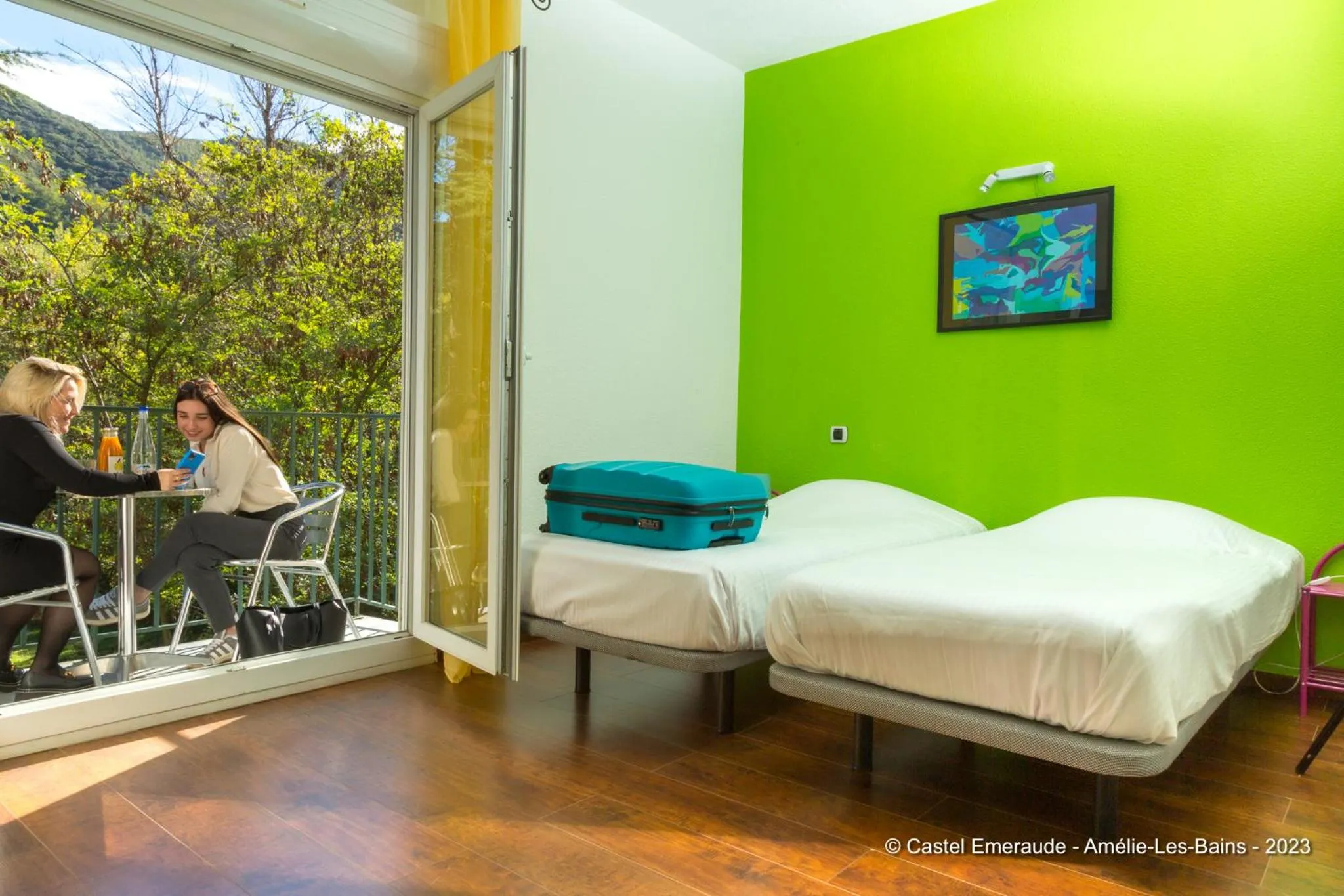 View (from property/room) in Appart'Hotel Castel Emeraude, Charme et Caractère