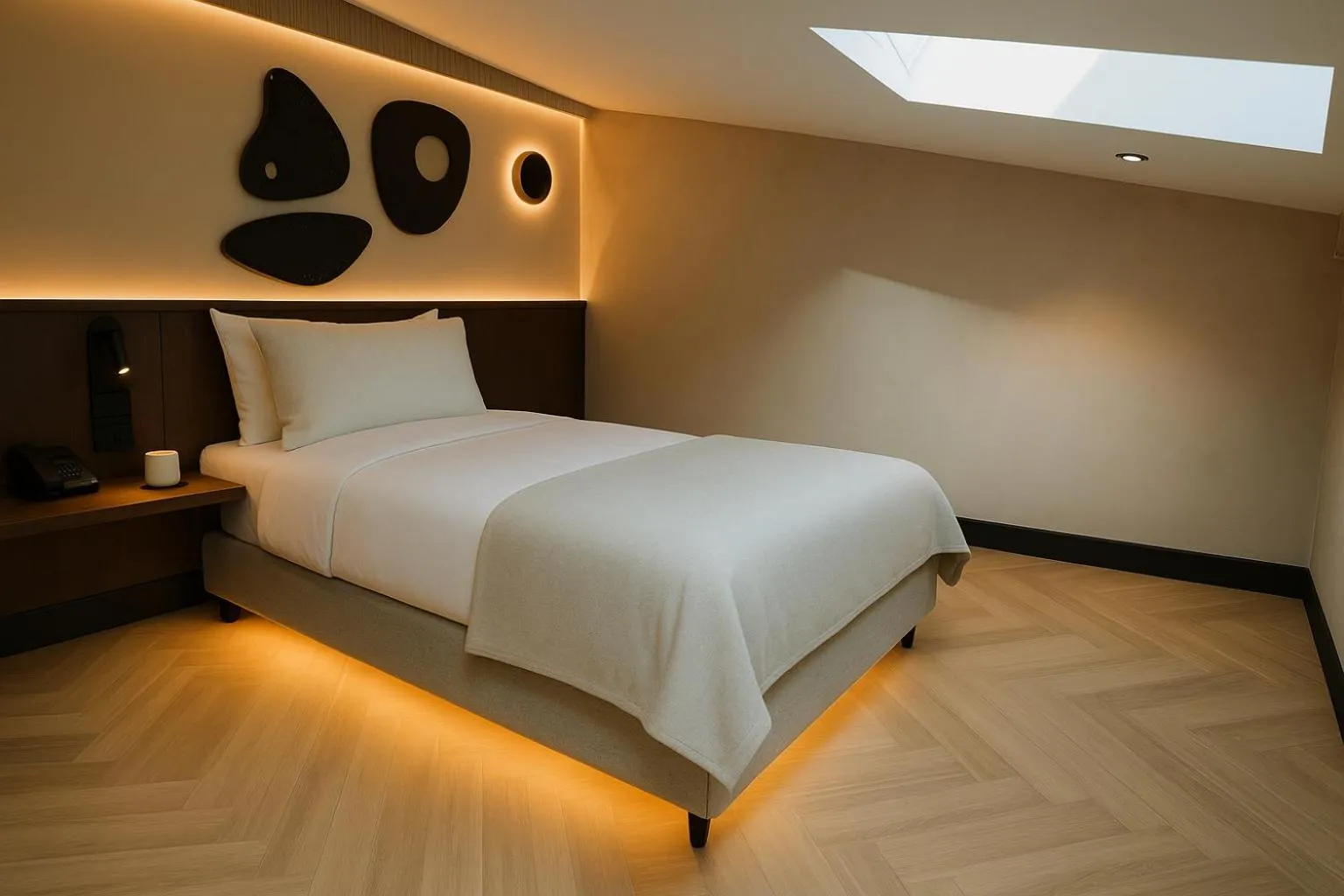 Bed in Hotel Trianon
