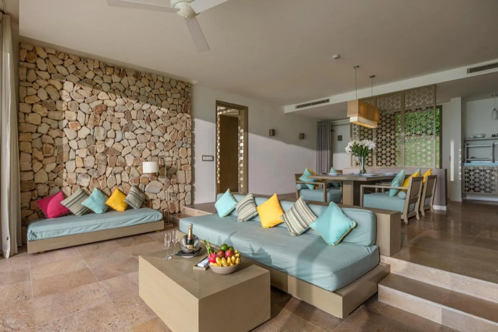 Dining area in Mia Resort Nha Trang