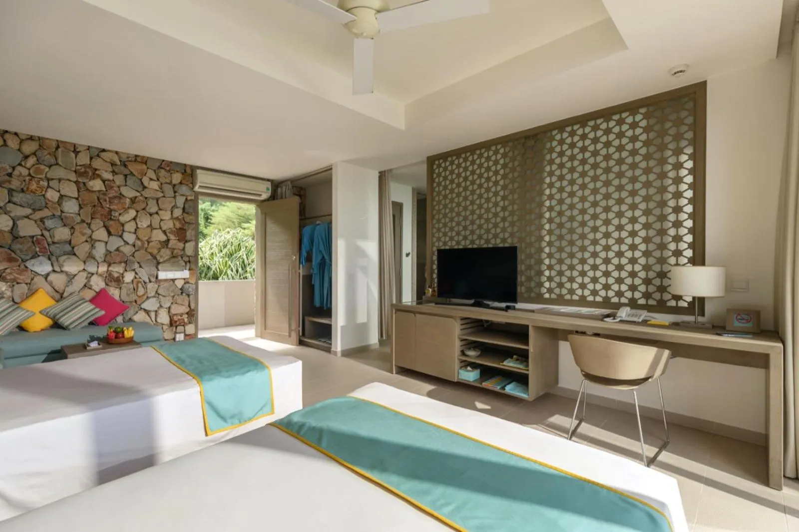 View (from property/room), Bed in Mia Resort Nha Trang