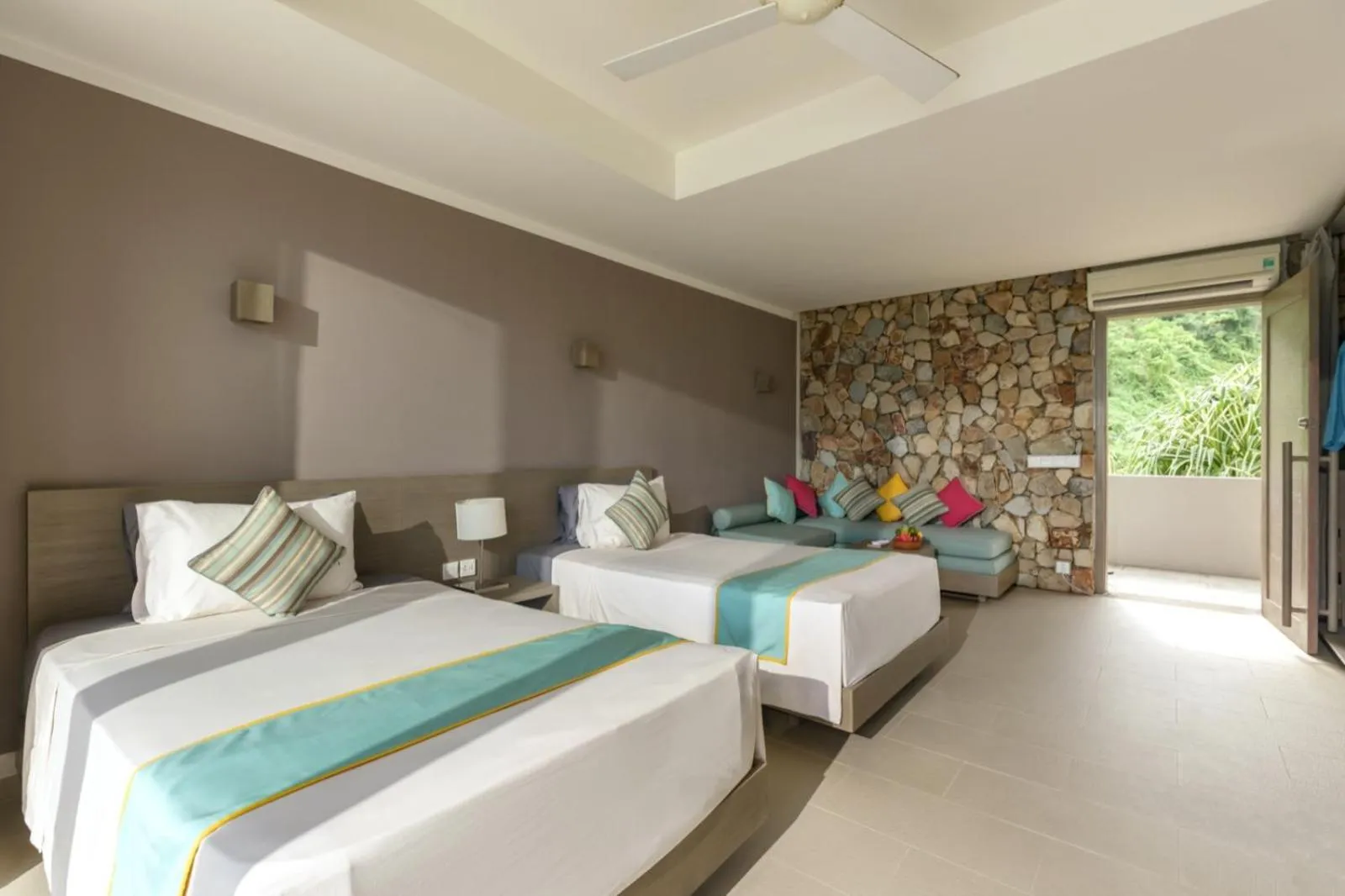 Bed in Mia Resort Nha Trang