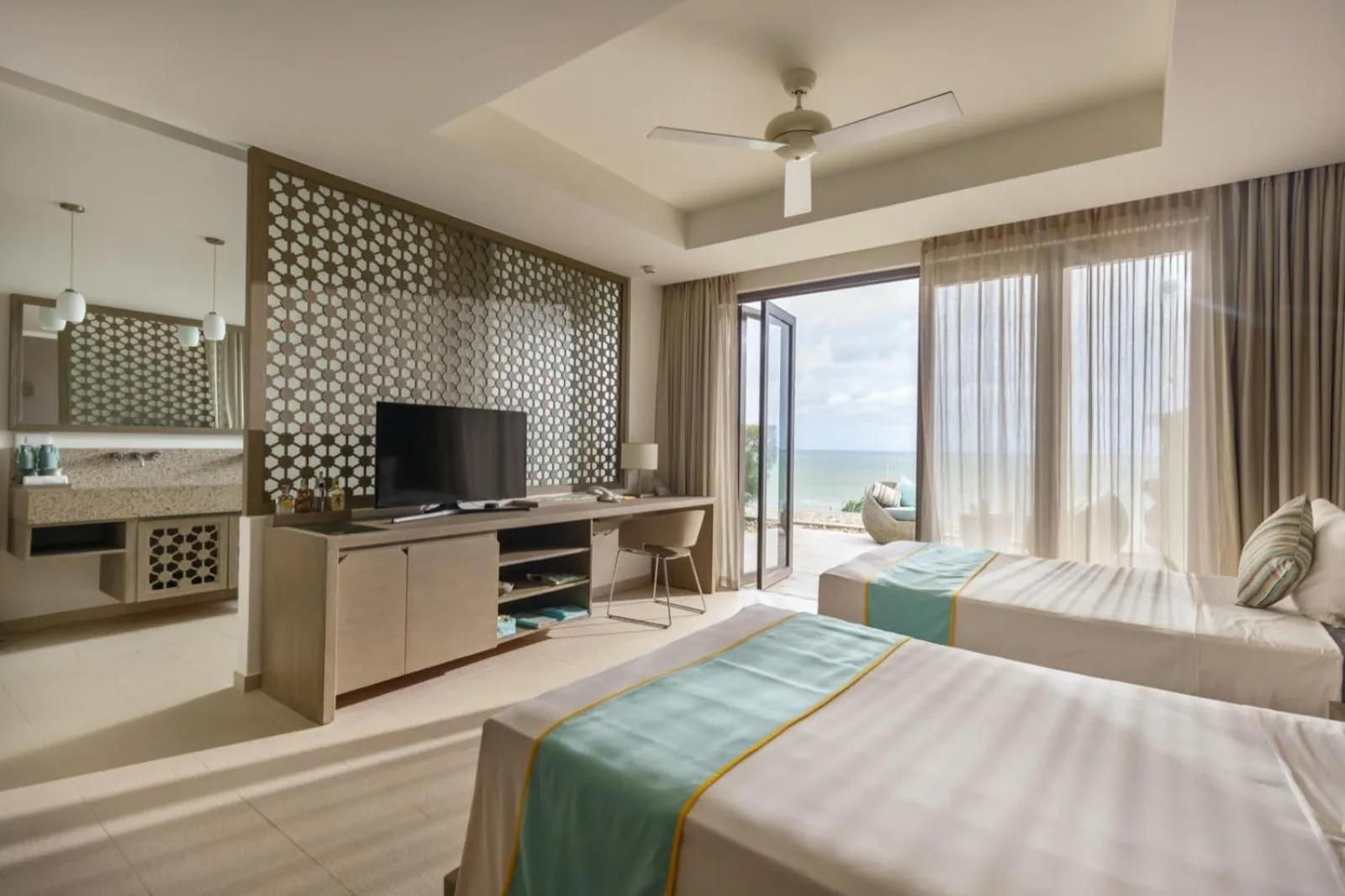 View (from property/room), Bed in Mia Resort Nha Trang
