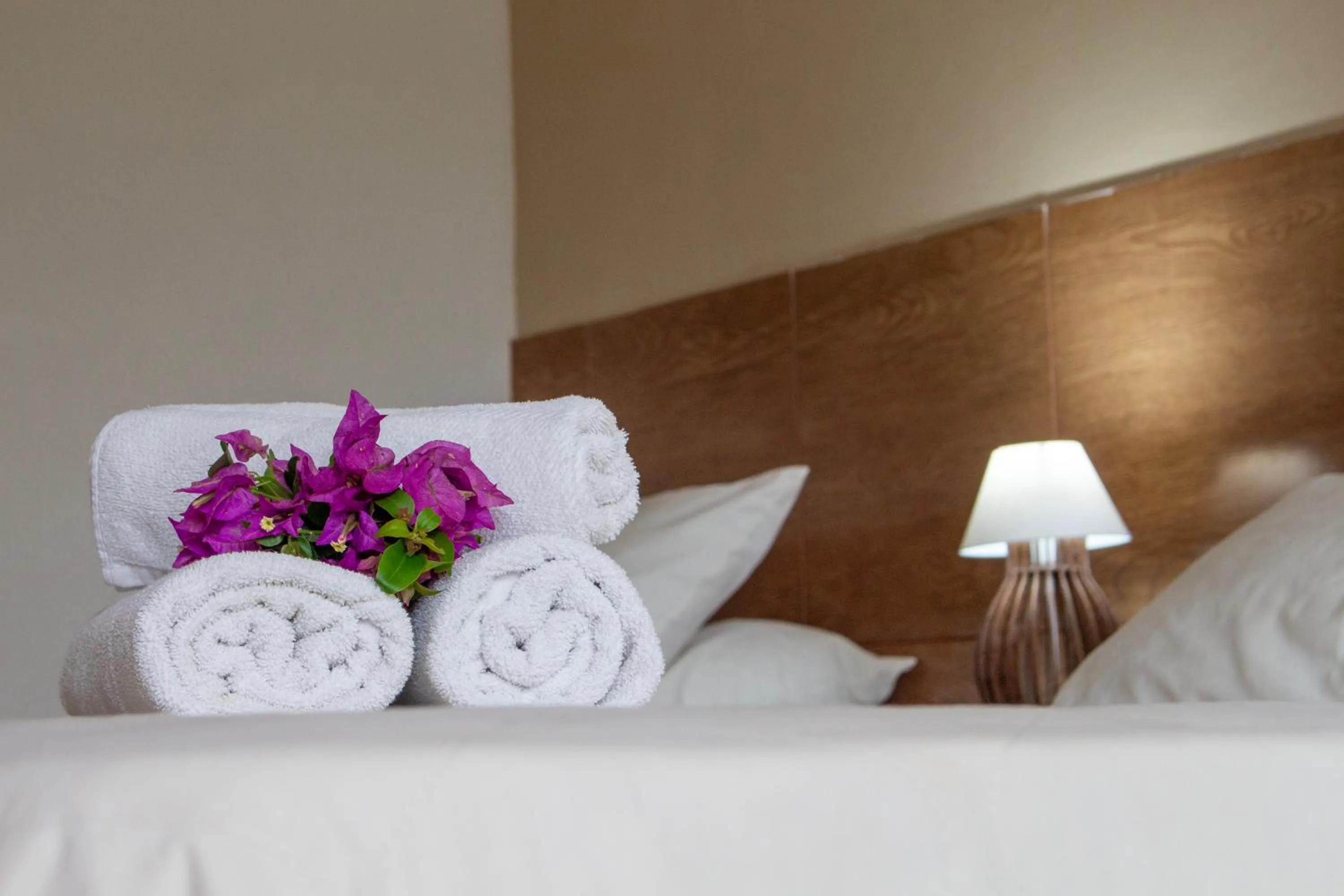 Bed in Pousada New Paradise