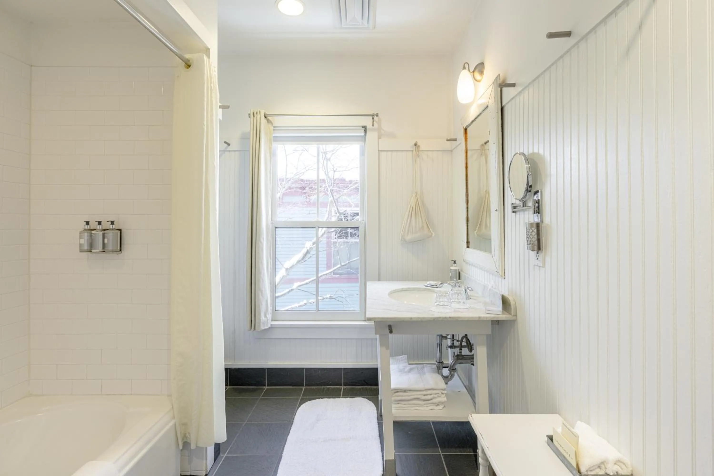 Bathroom in The Porches Inn at Mass MoCA