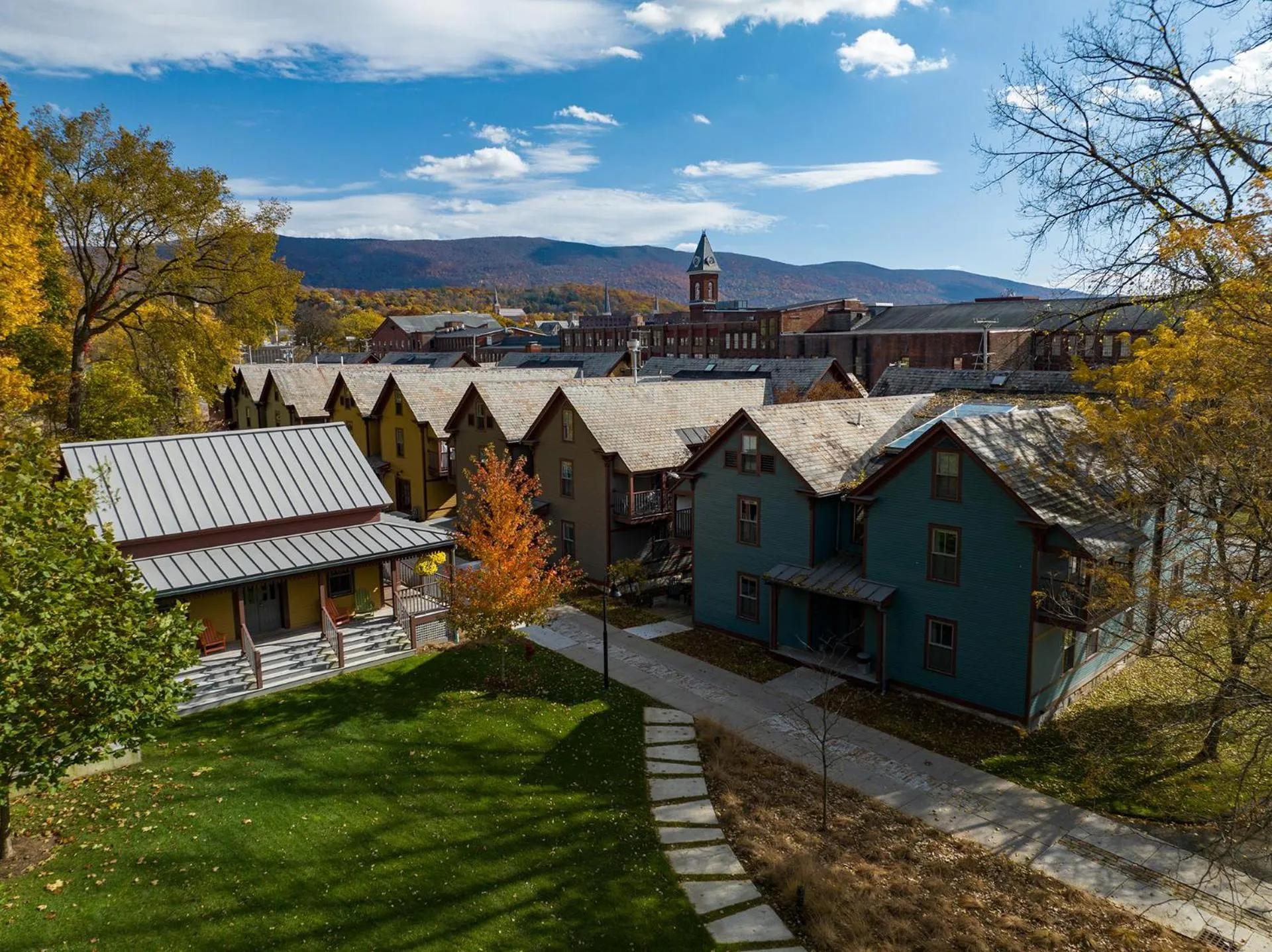 Property building in The Porches Inn at Mass MoCA