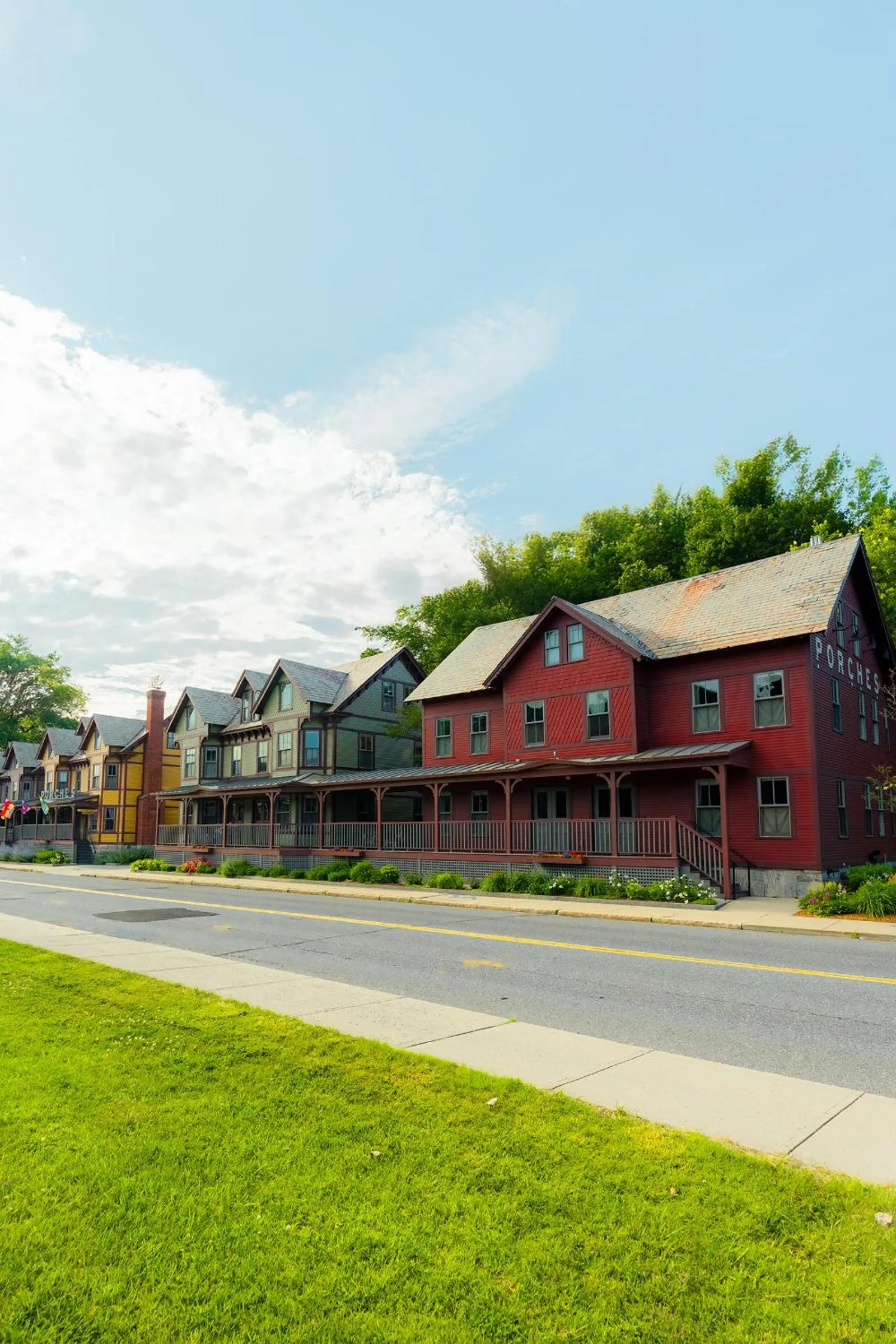Property building in The Porches Inn at Mass MoCA