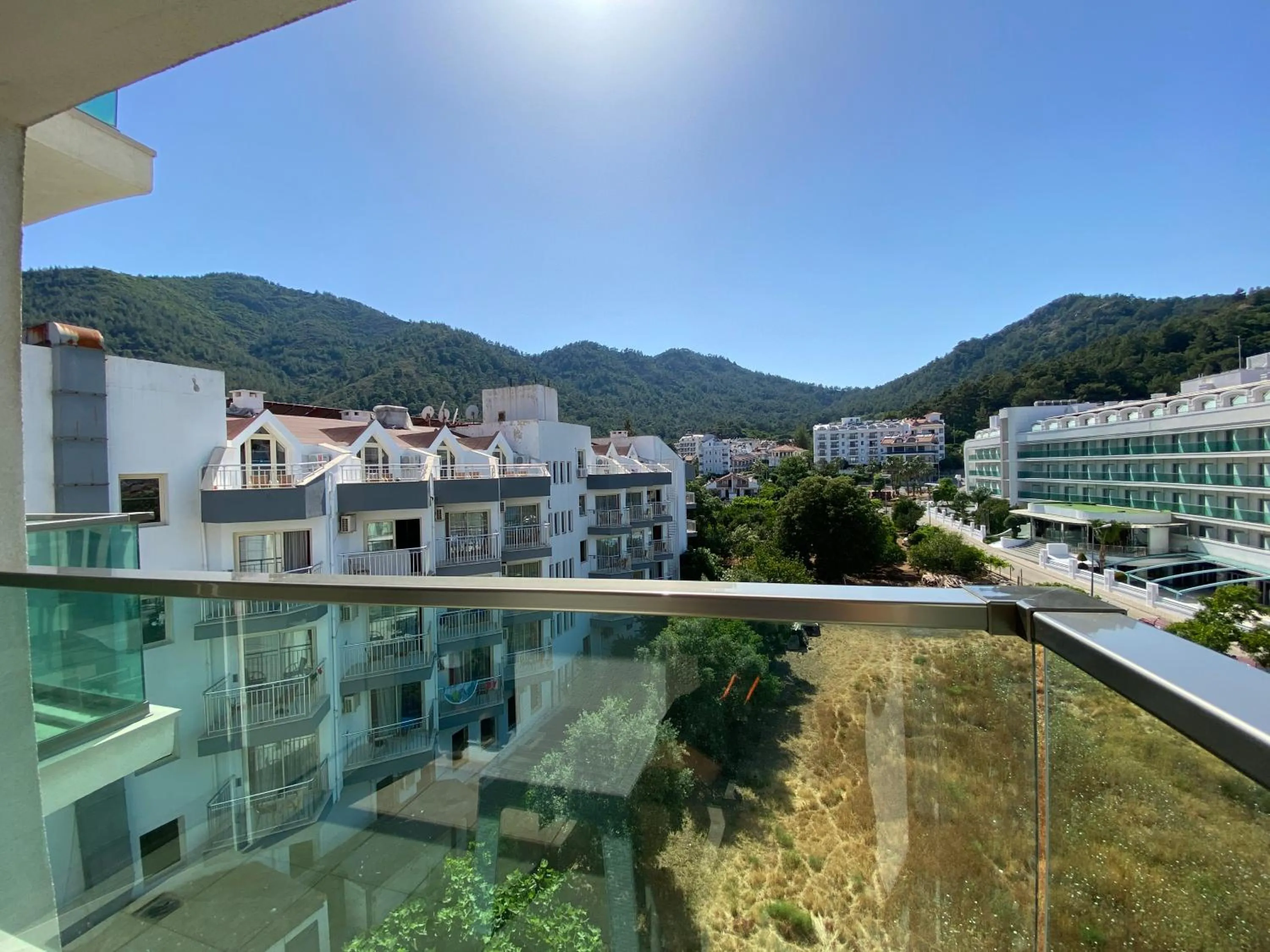Balcony/Terrace in B&B Yuzbasi Beach