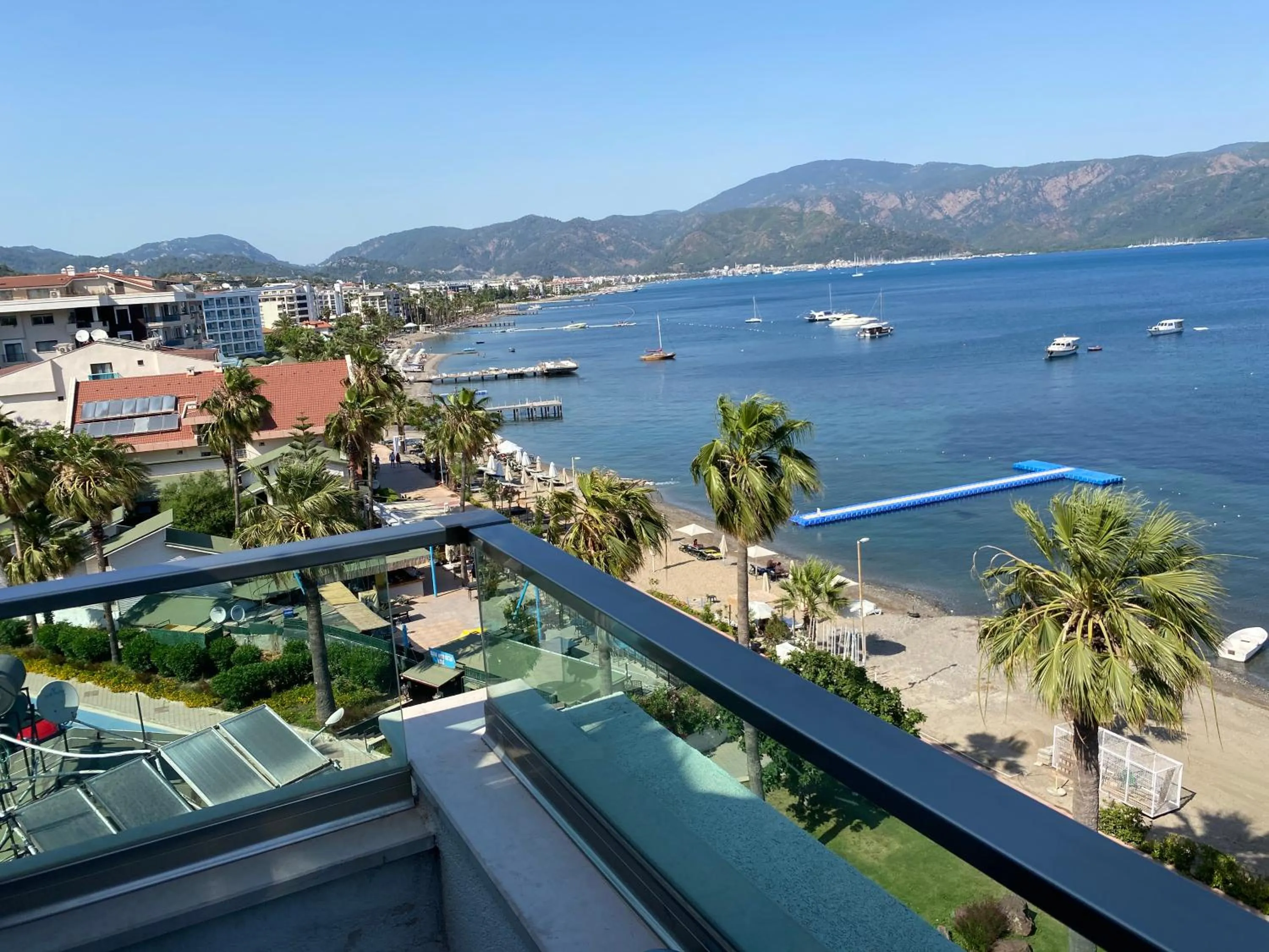 Balcony/Terrace in B&B Yuzbasi Beach