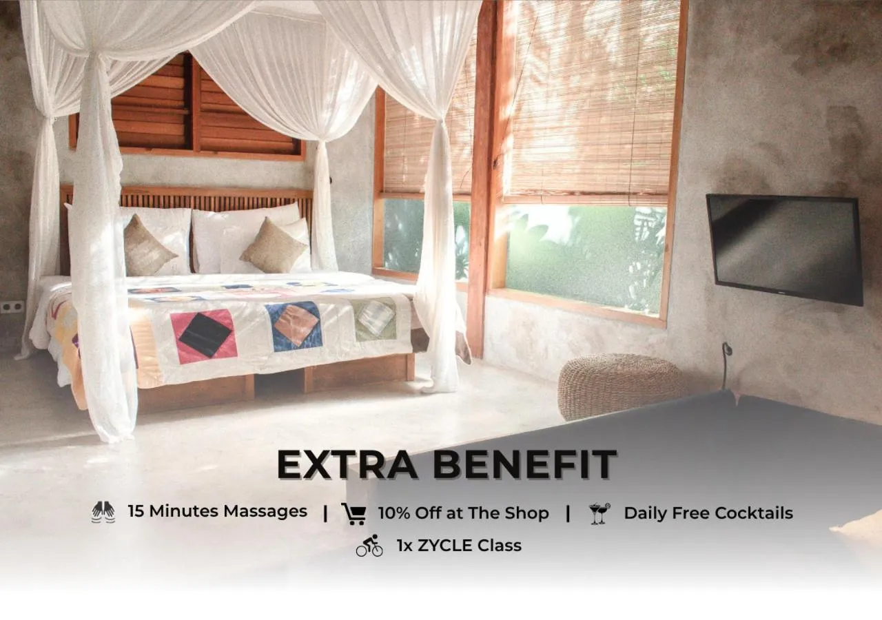 Bed in ZIN Canggu Resort & Villas
