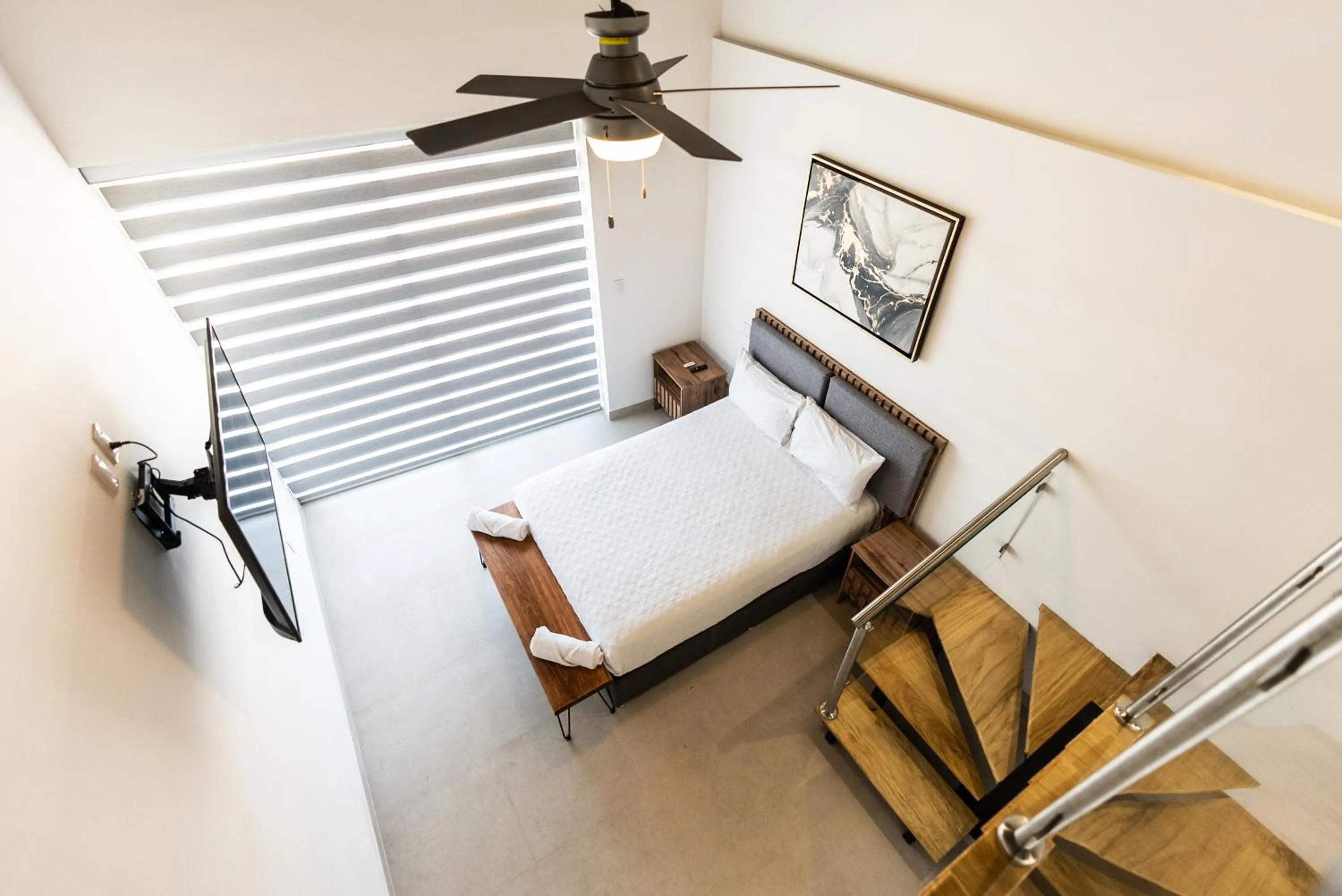 Bed in Loft Hotel Malecón Vallarta