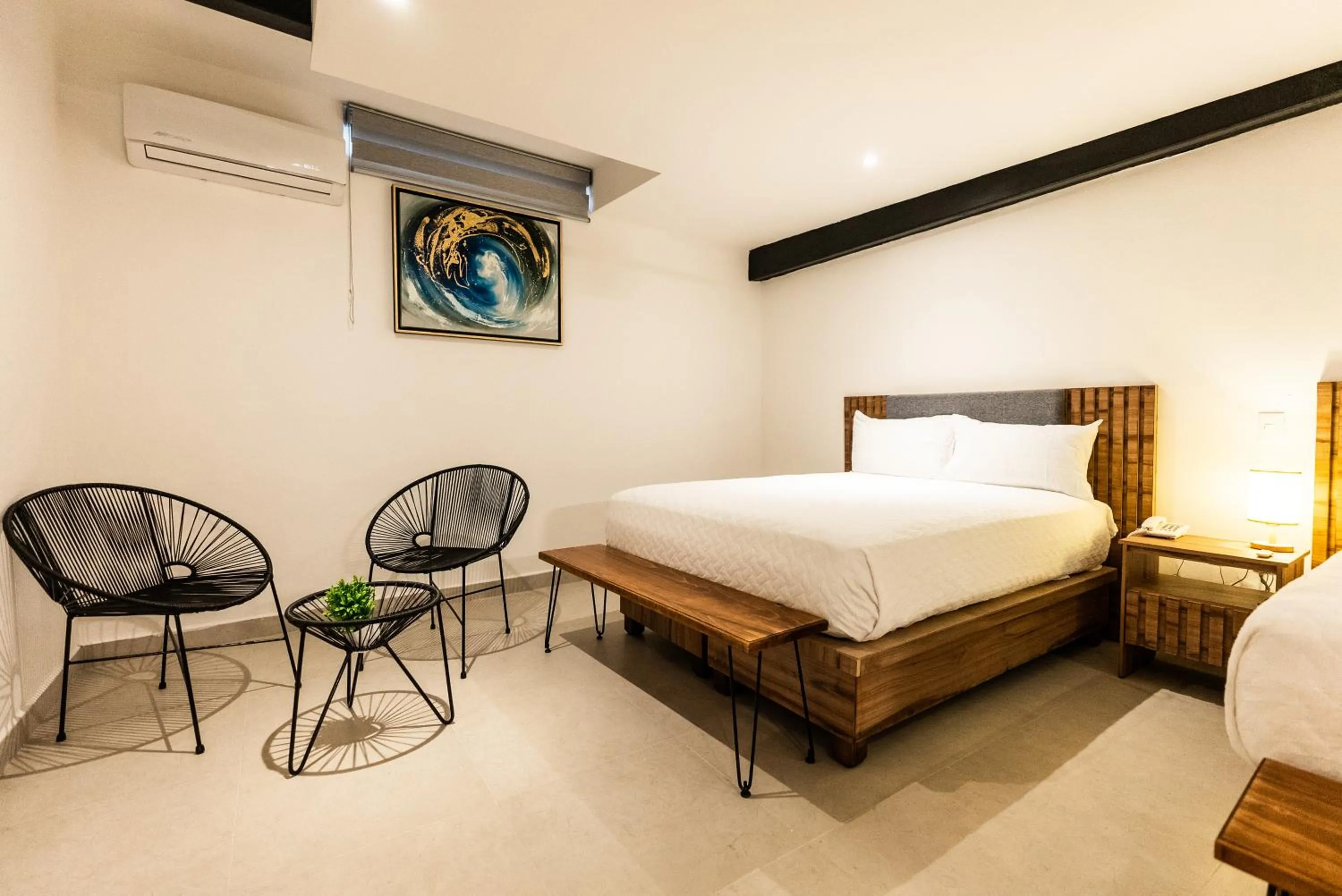 Bed in Loft Hotel Malecón Vallarta