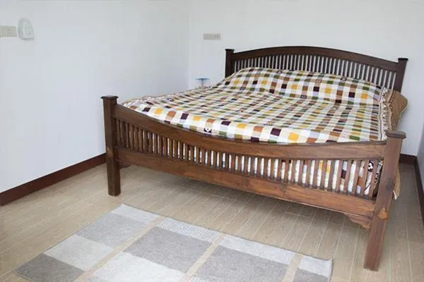 Bed in Blue Sky Villa Khao Yai