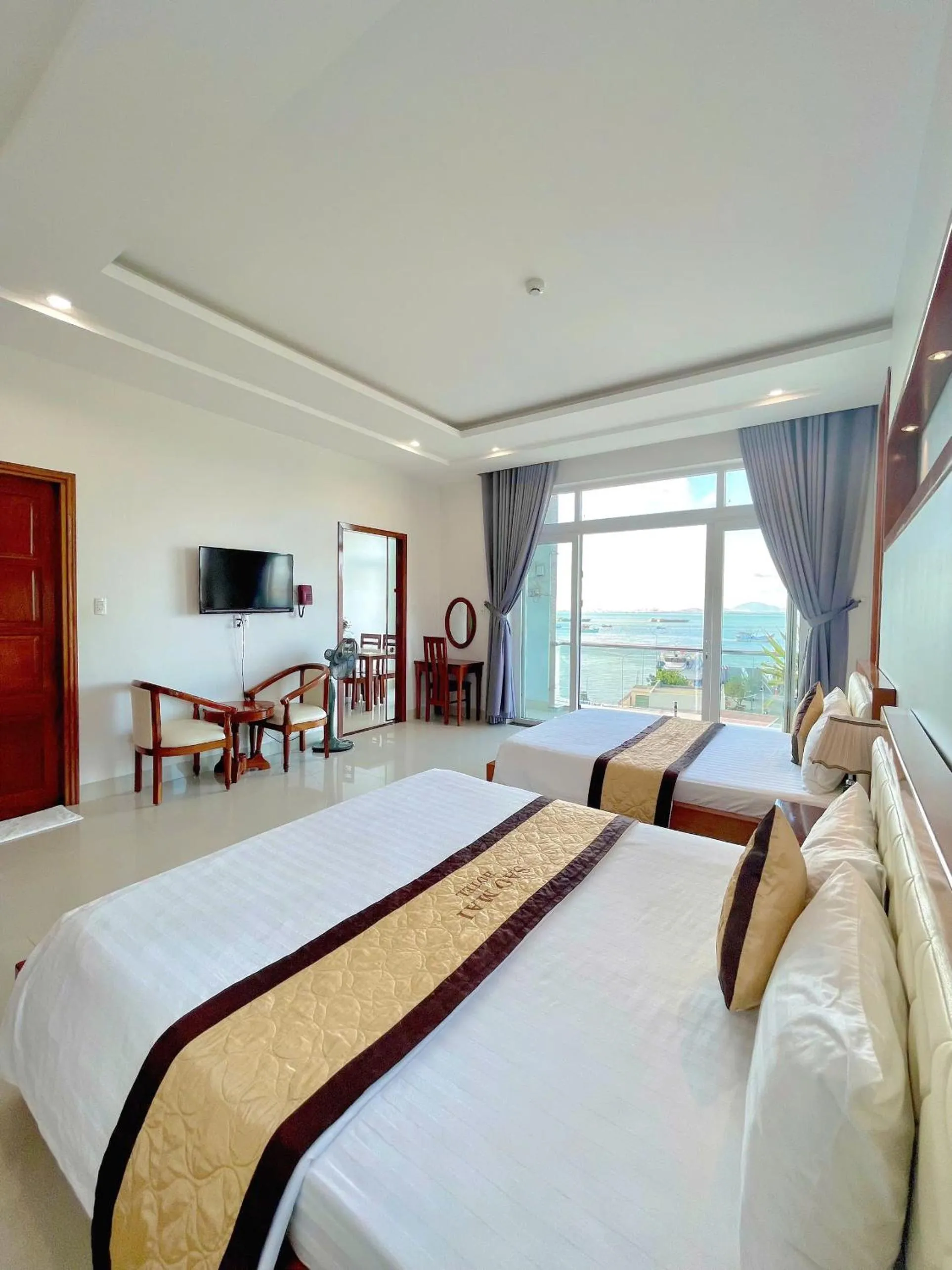 Bed in Sao Mai Hotel & Apartment