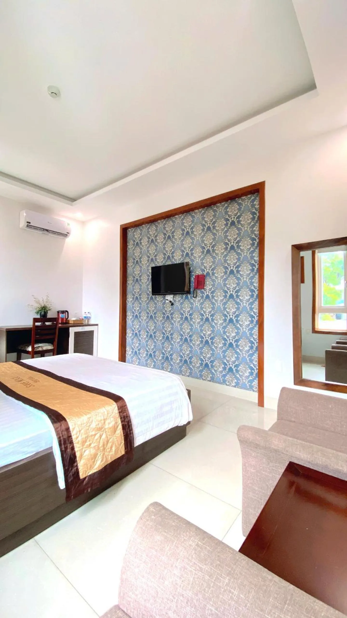 Bed in Sao Mai Hotel & Apartment