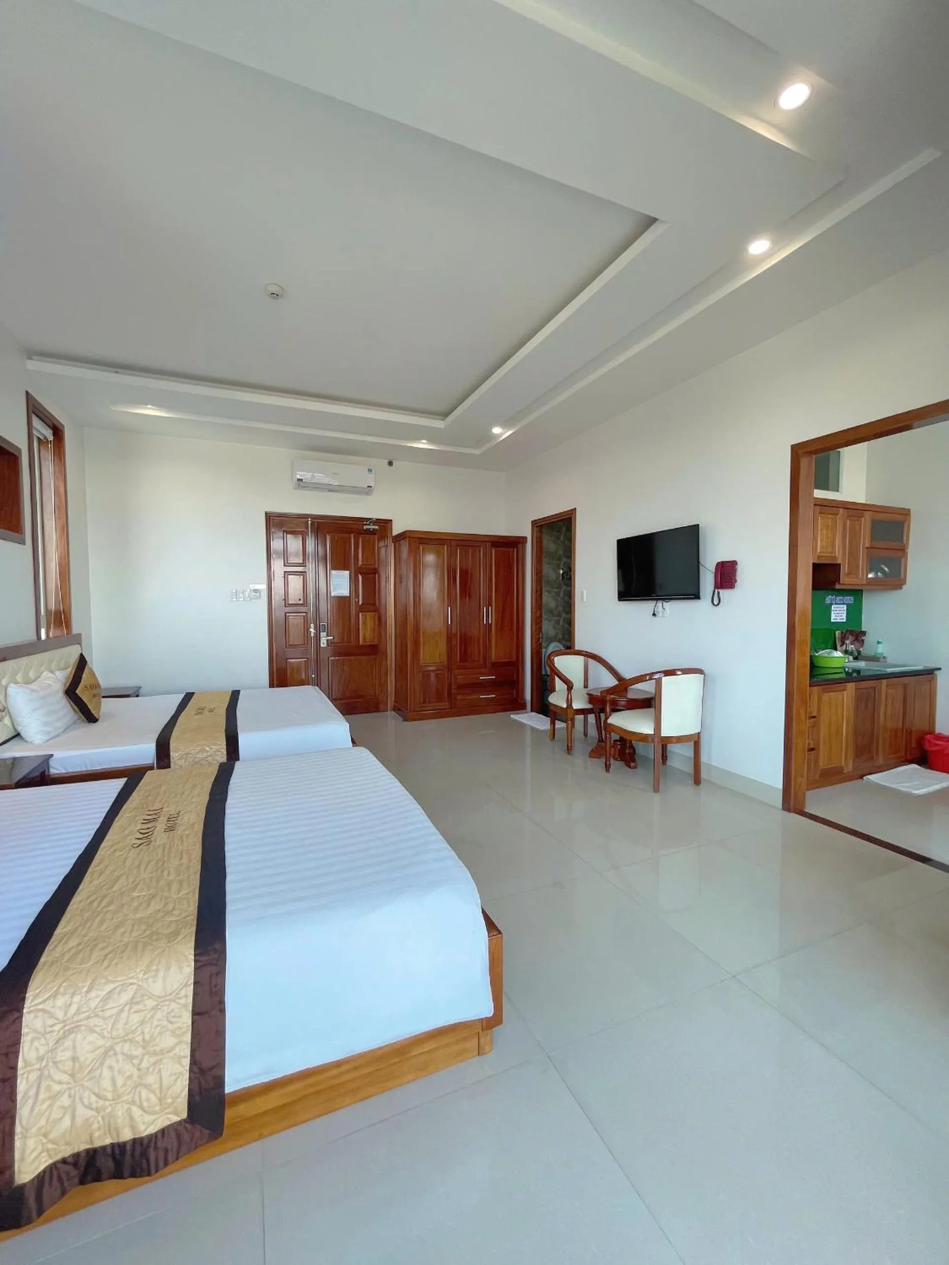 Bed in Sao Mai Hotel & Apartment