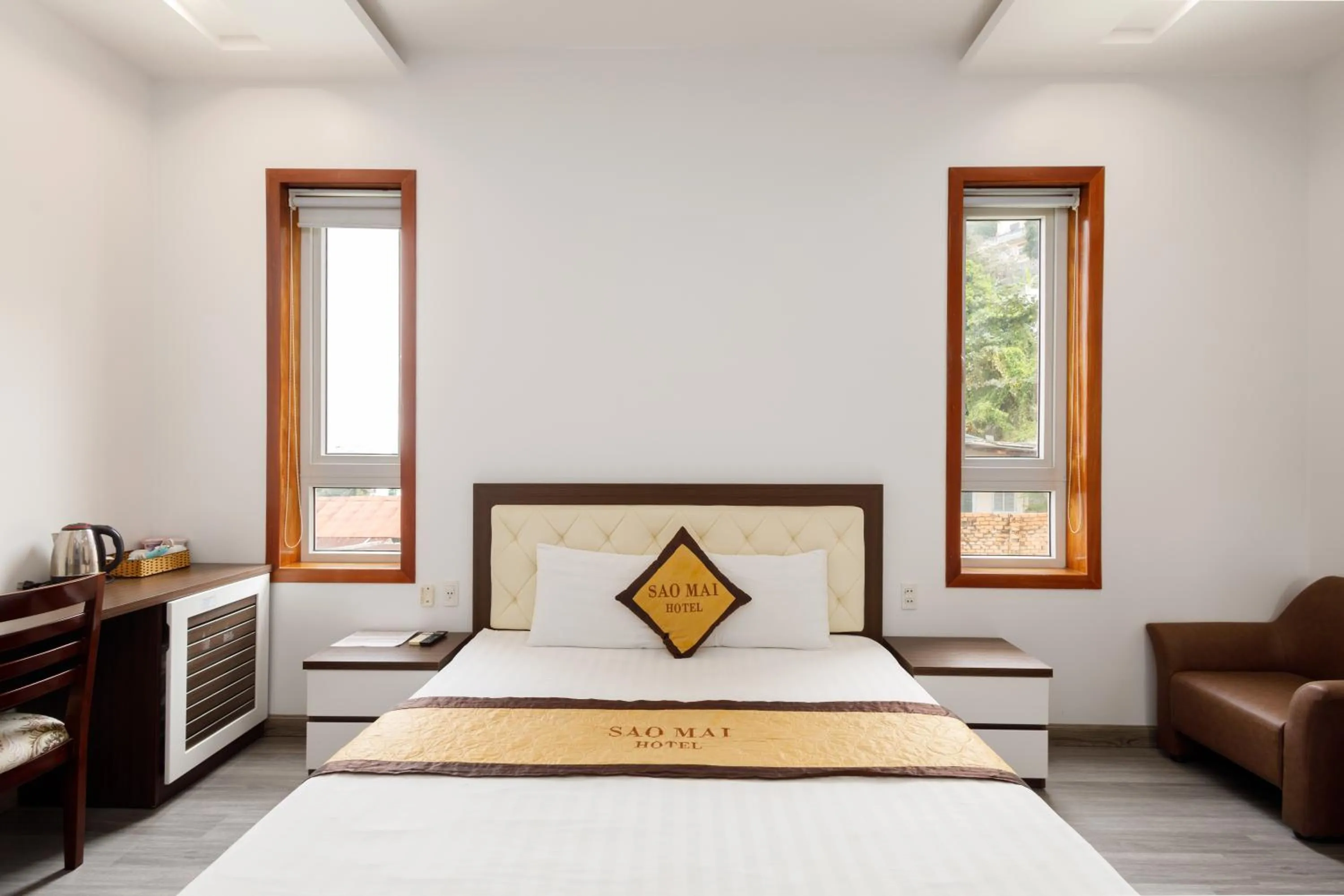 Bed in Sao Mai Hotel & Apartment