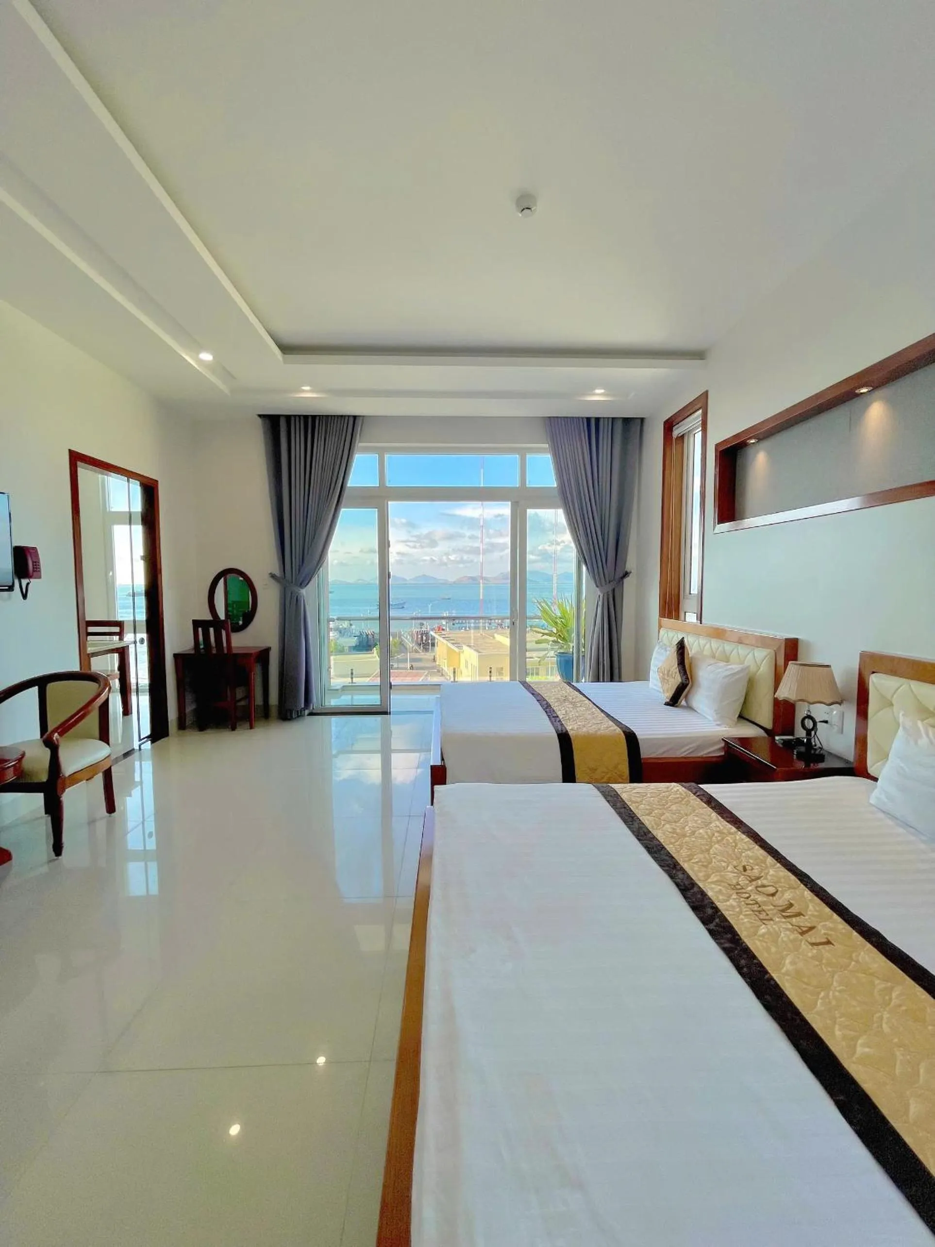 Bed in Sao Mai Hotel & Apartment