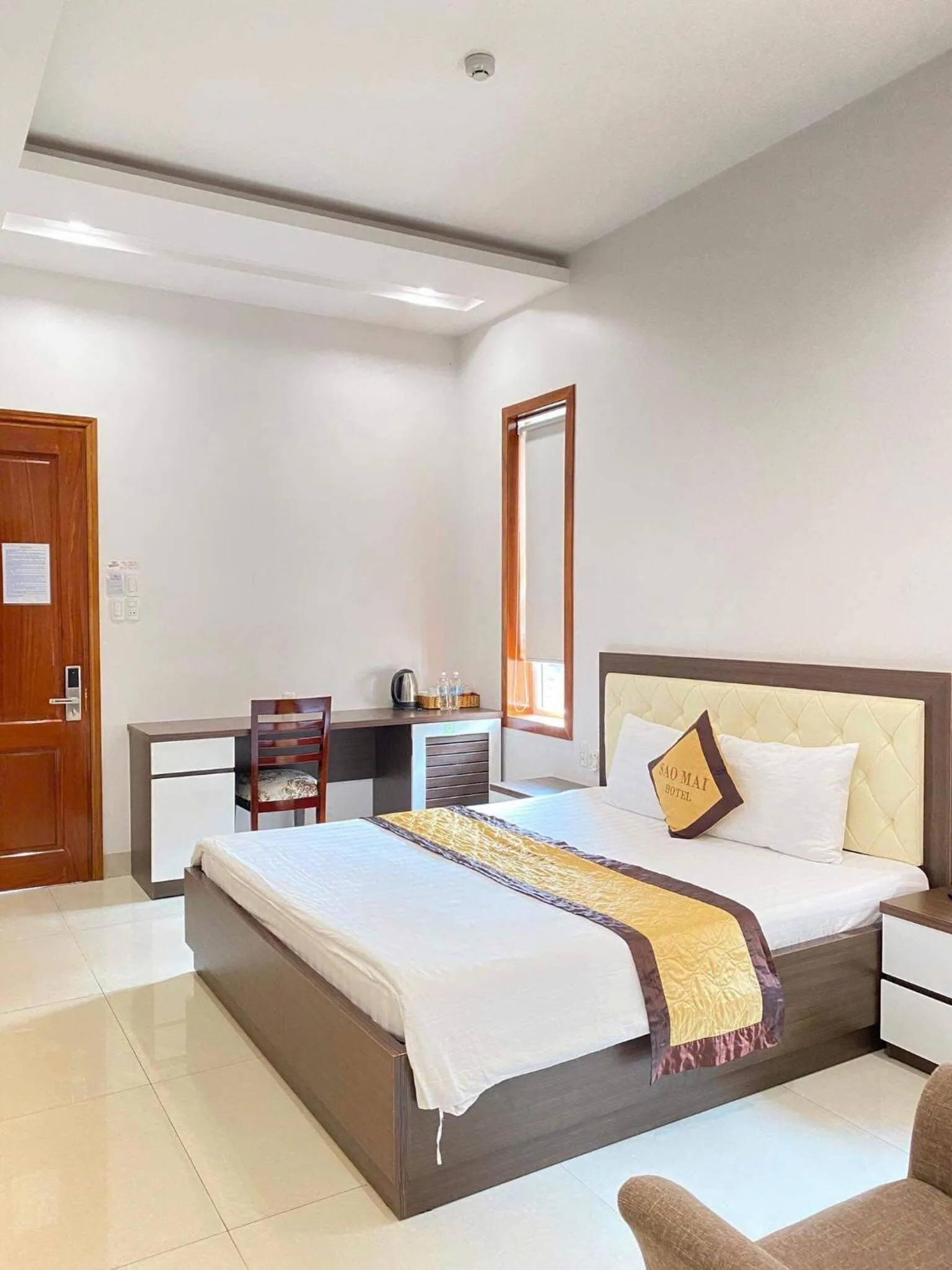 Bed in Sao Mai Hotel & Apartment