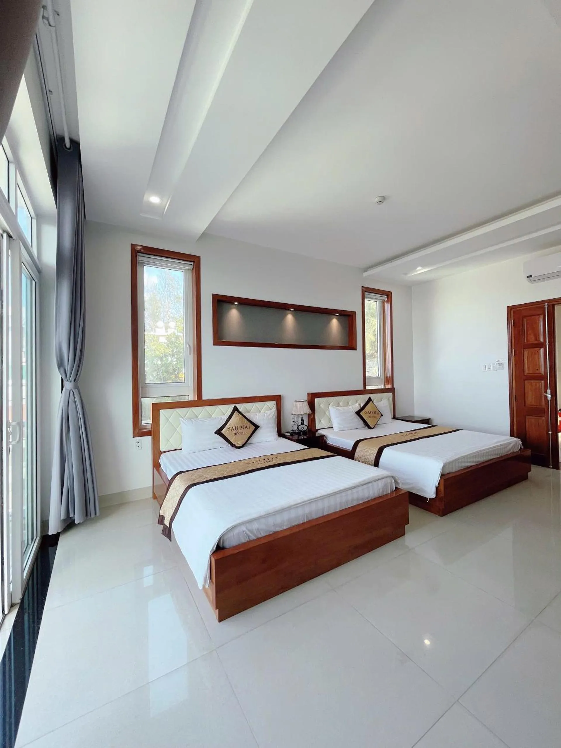 Bed in Sao Mai Hotel & Apartment