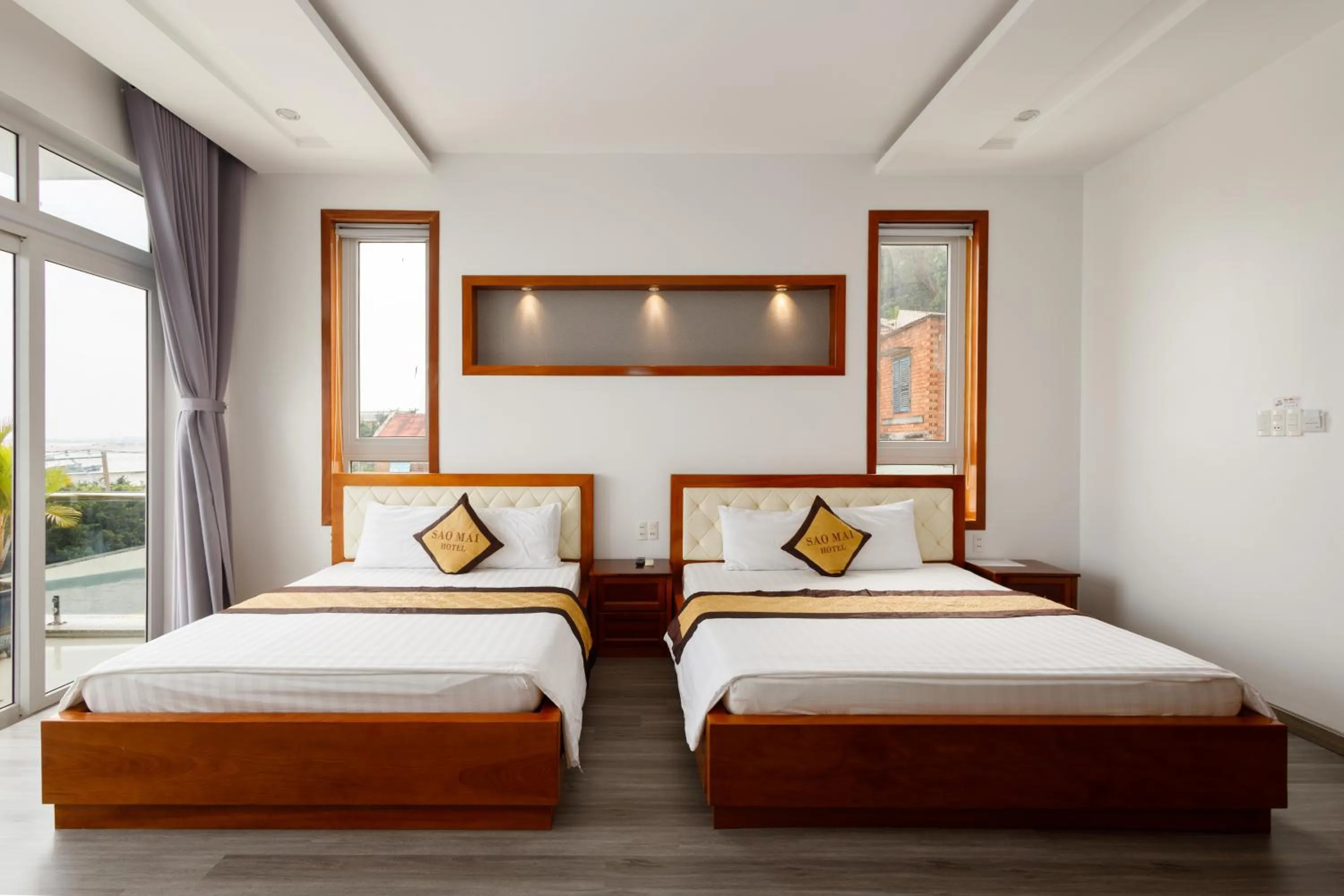 Bed in Sao Mai Hotel & Apartment