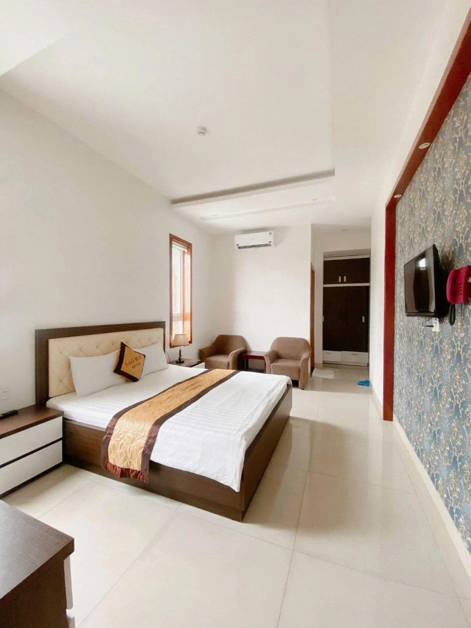 Bed in Sao Mai Hotel & Apartment