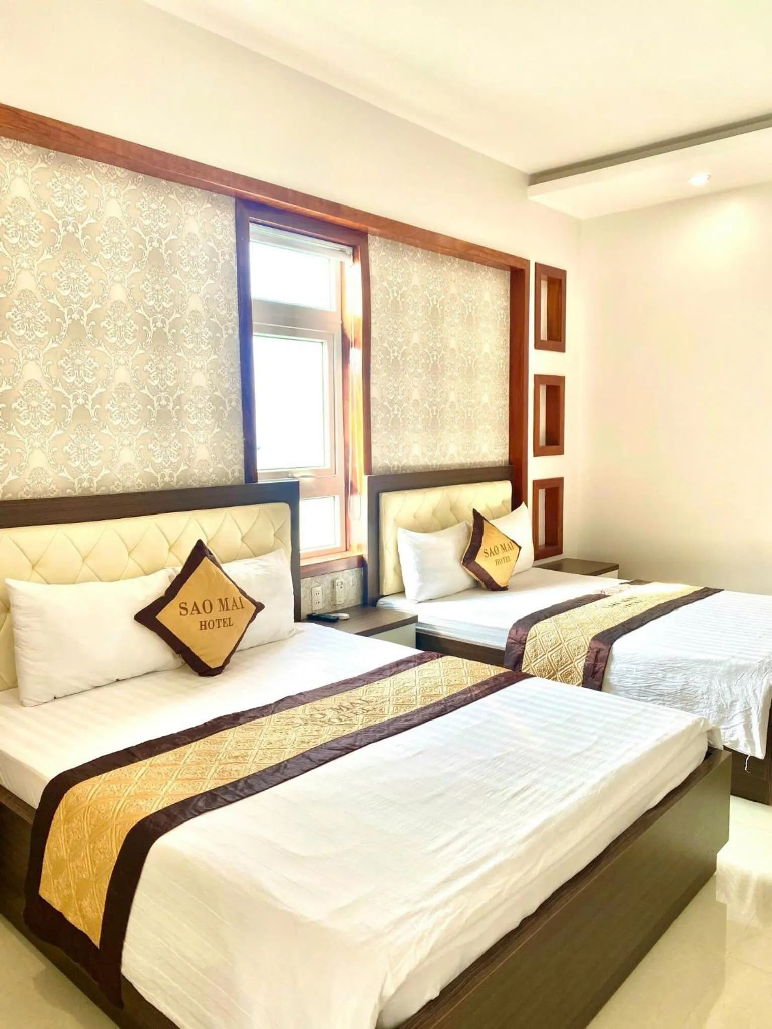 Bed in Sao Mai Hotel & Apartment