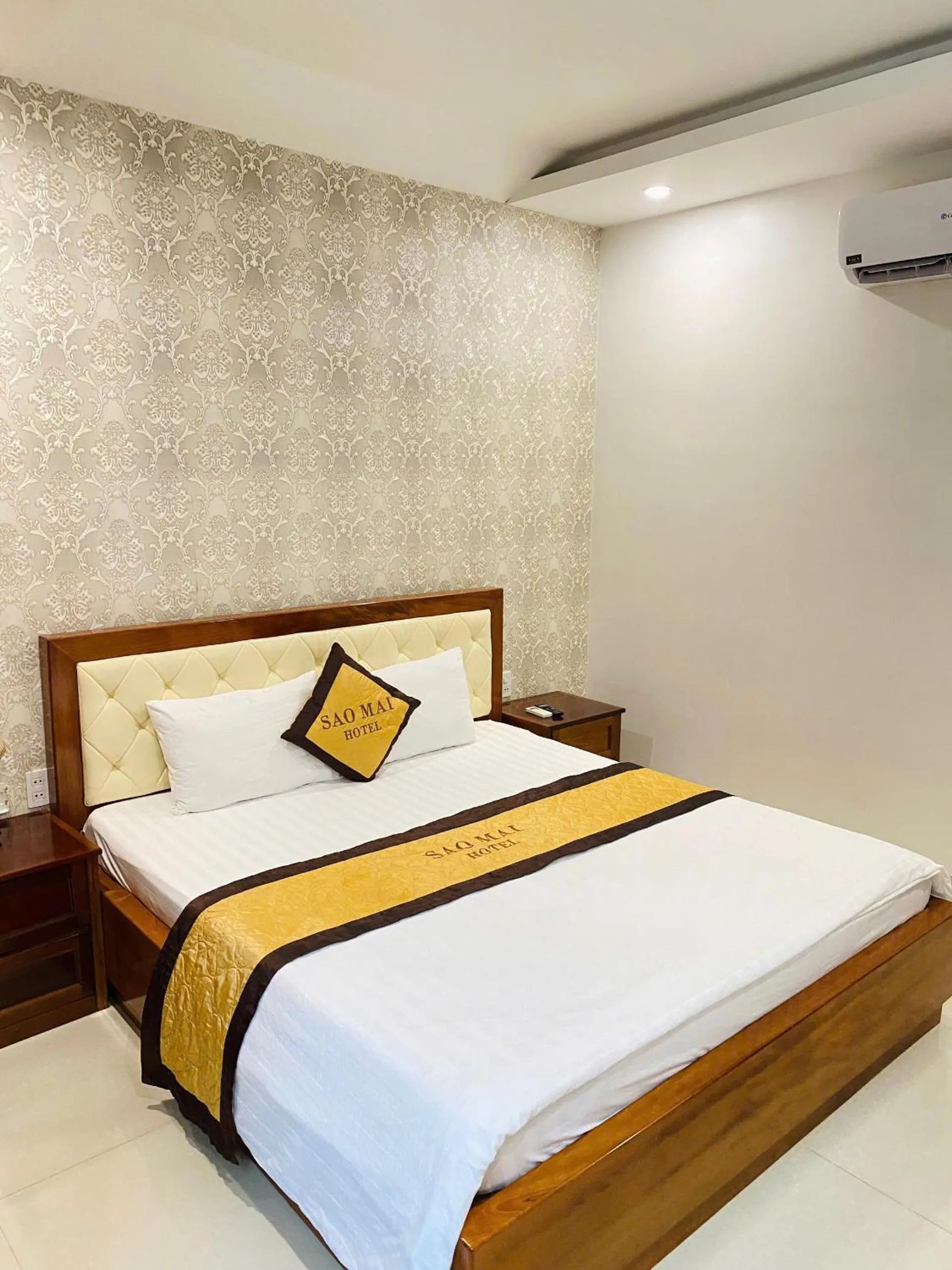 Bed in Sao Mai Hotel & Apartment