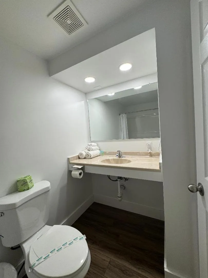 Bathroom in Studio Motel of Lake George