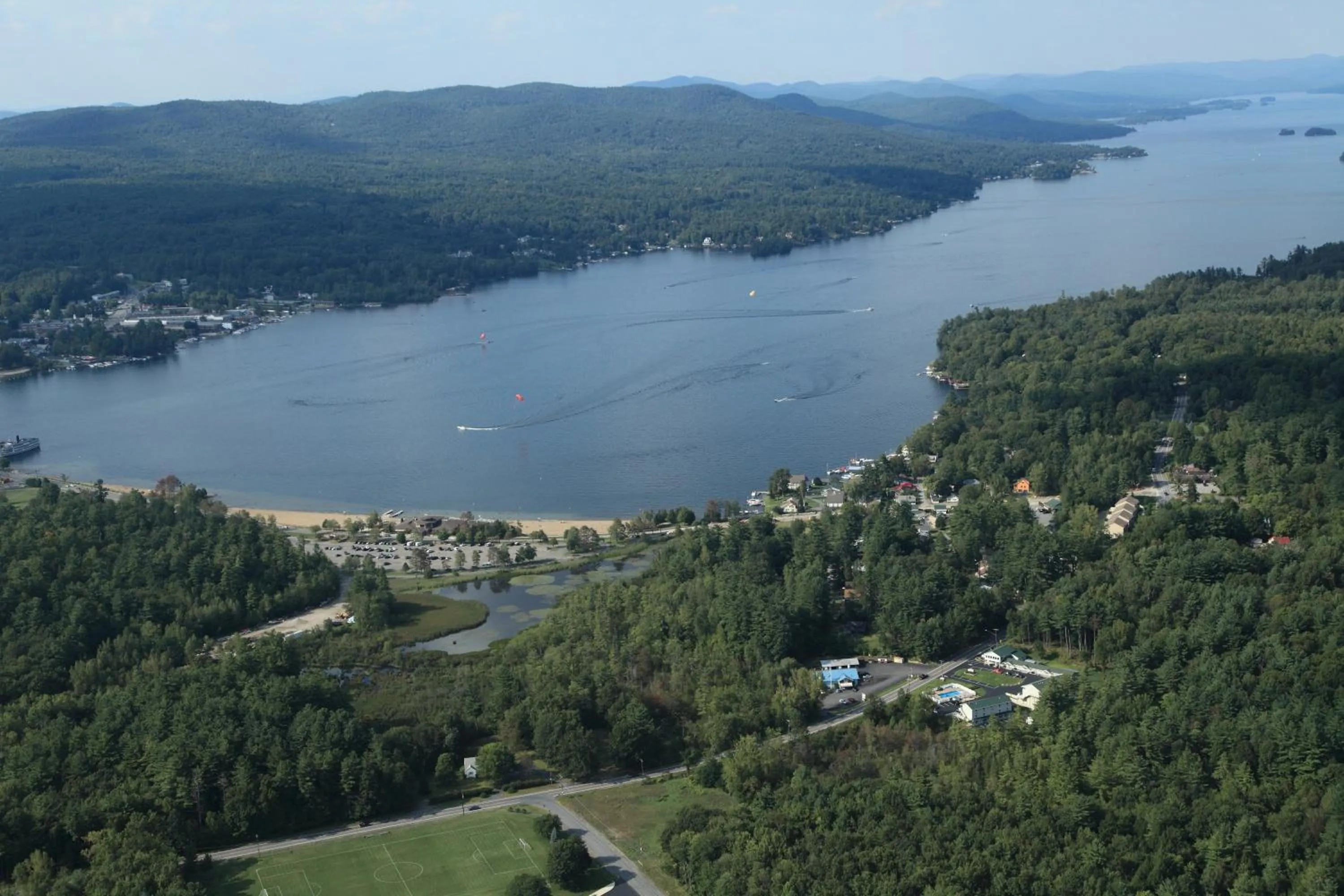 Natural landscape in Studio Motel of Lake George