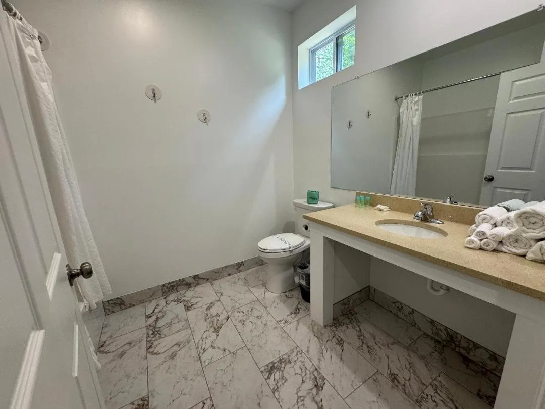 Bathroom in Studio Motel of Lake George