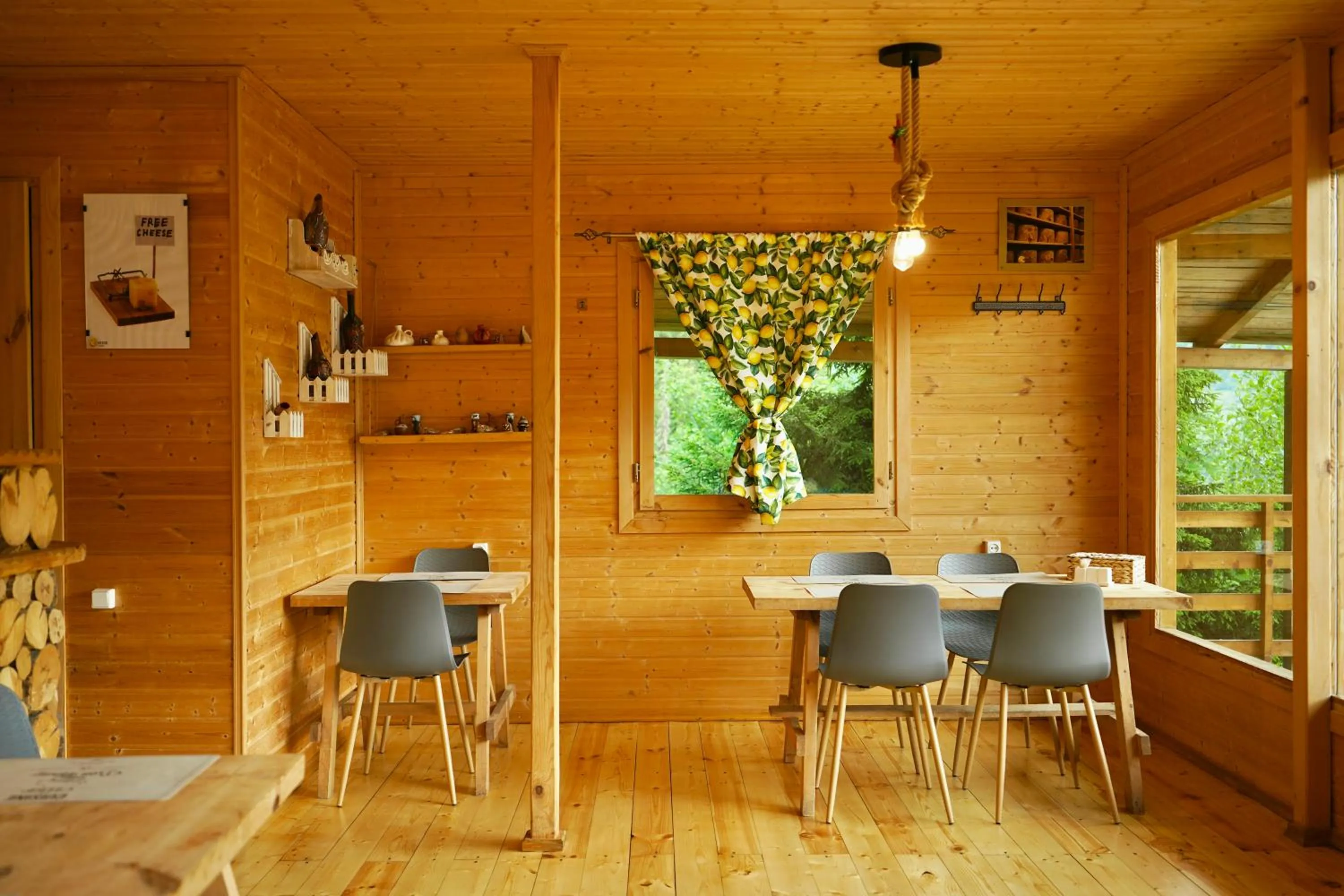 Seating area in Mountain Cabins