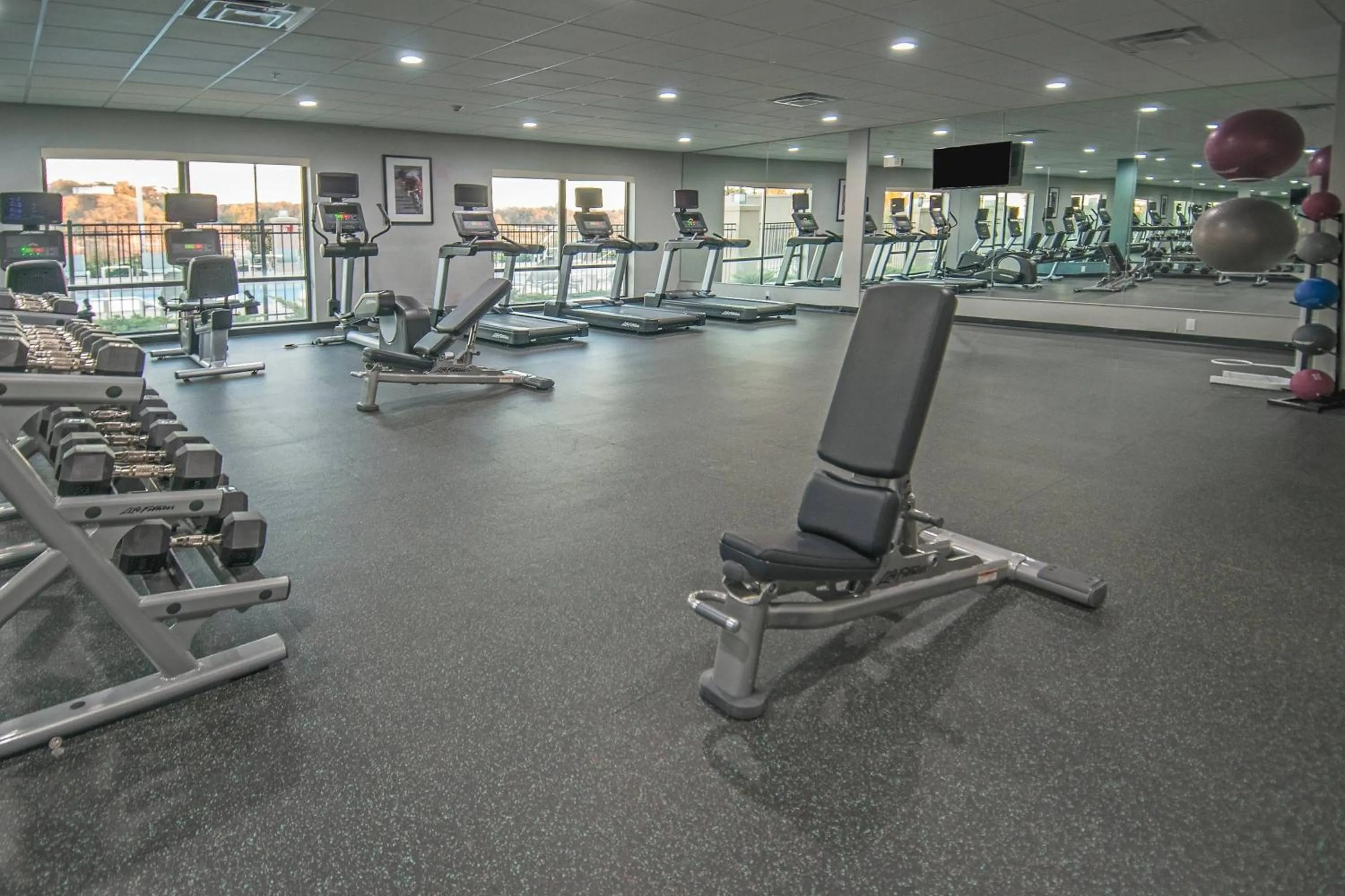 Fitness centre/facilities in TownePlace Suites by Marriott Vidalia Riverfront