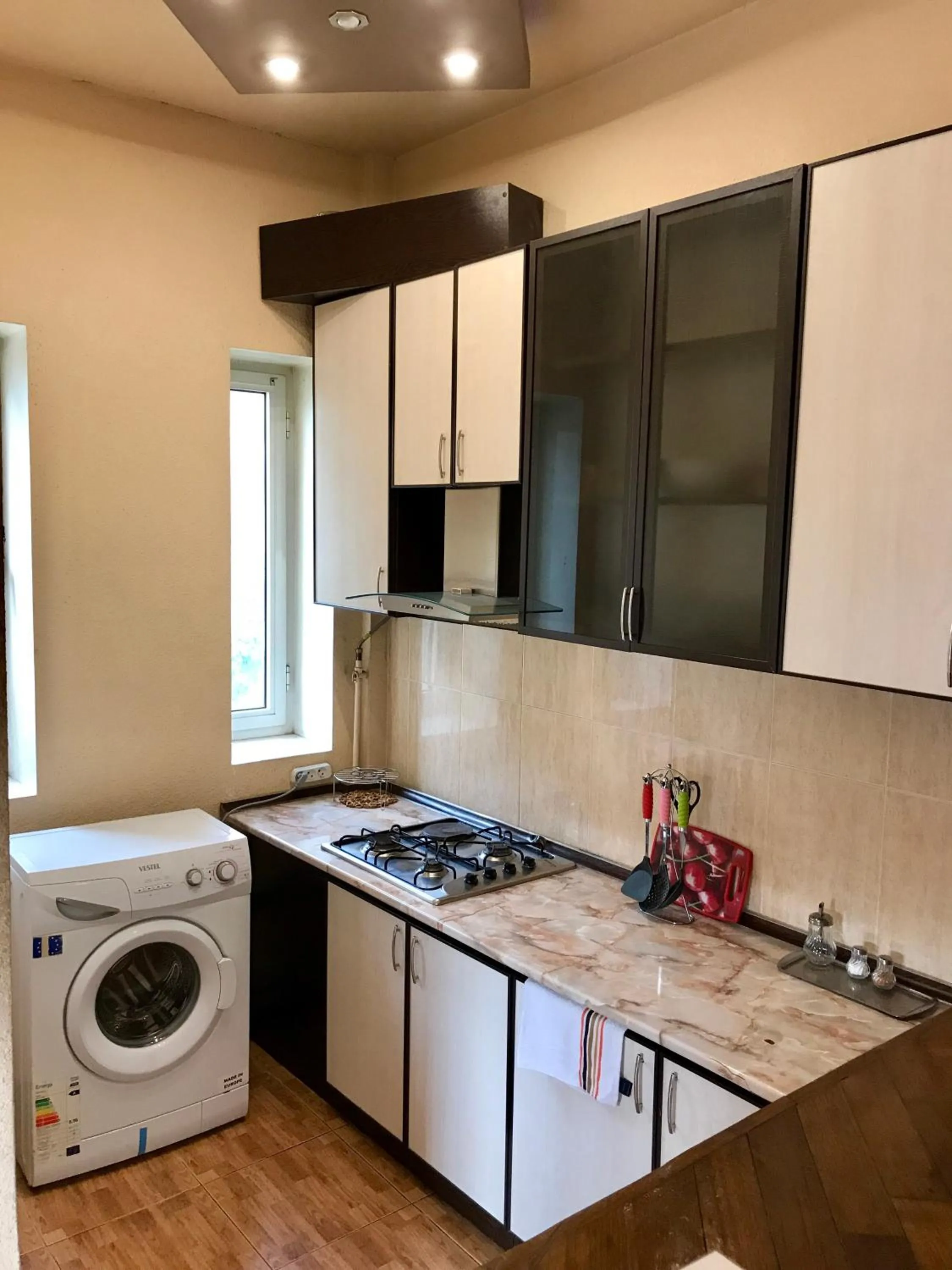 Kitchen or kitchenette in Tatev Apartments