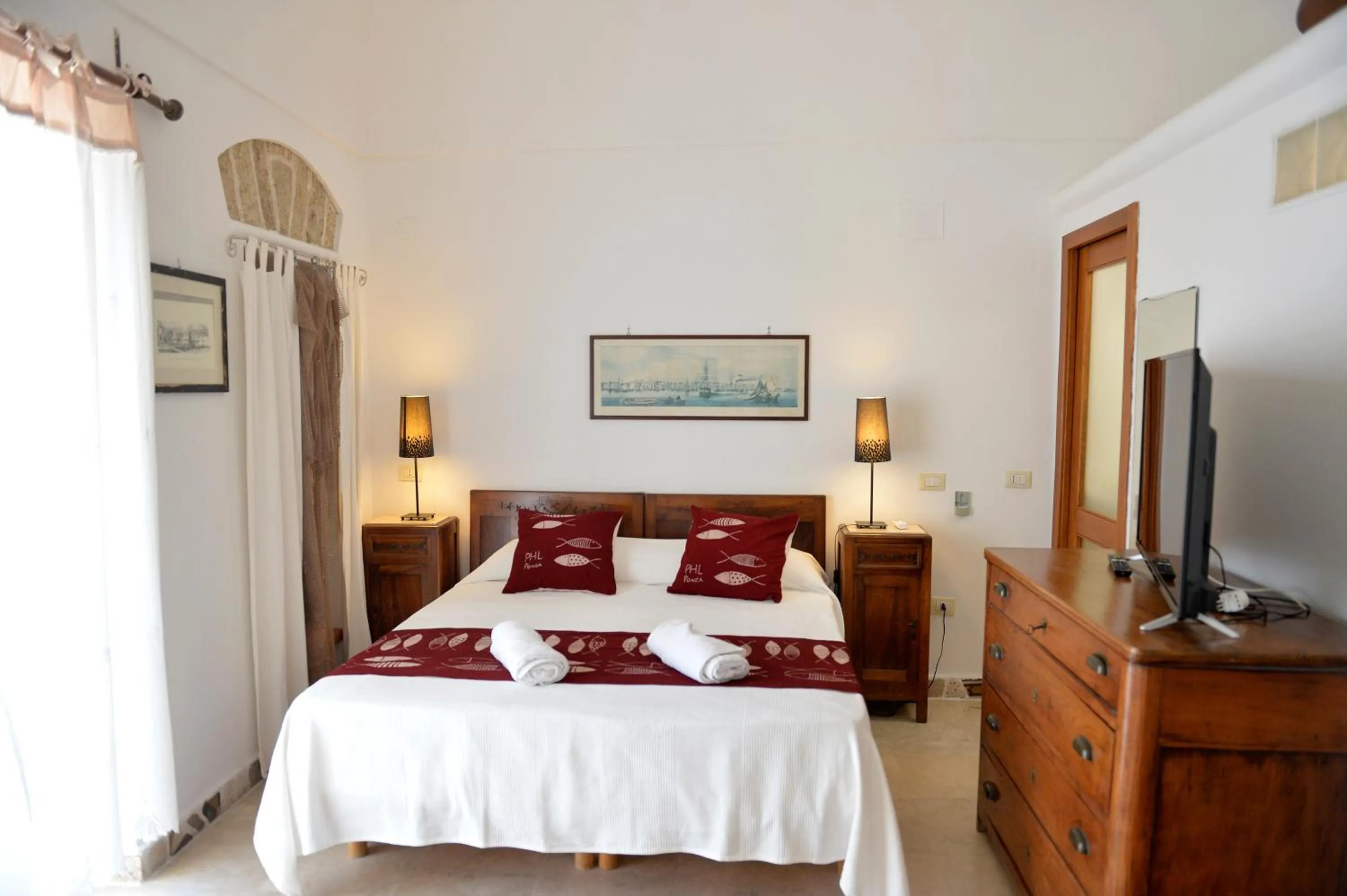 Bed in Piccolo Hotel Luisa