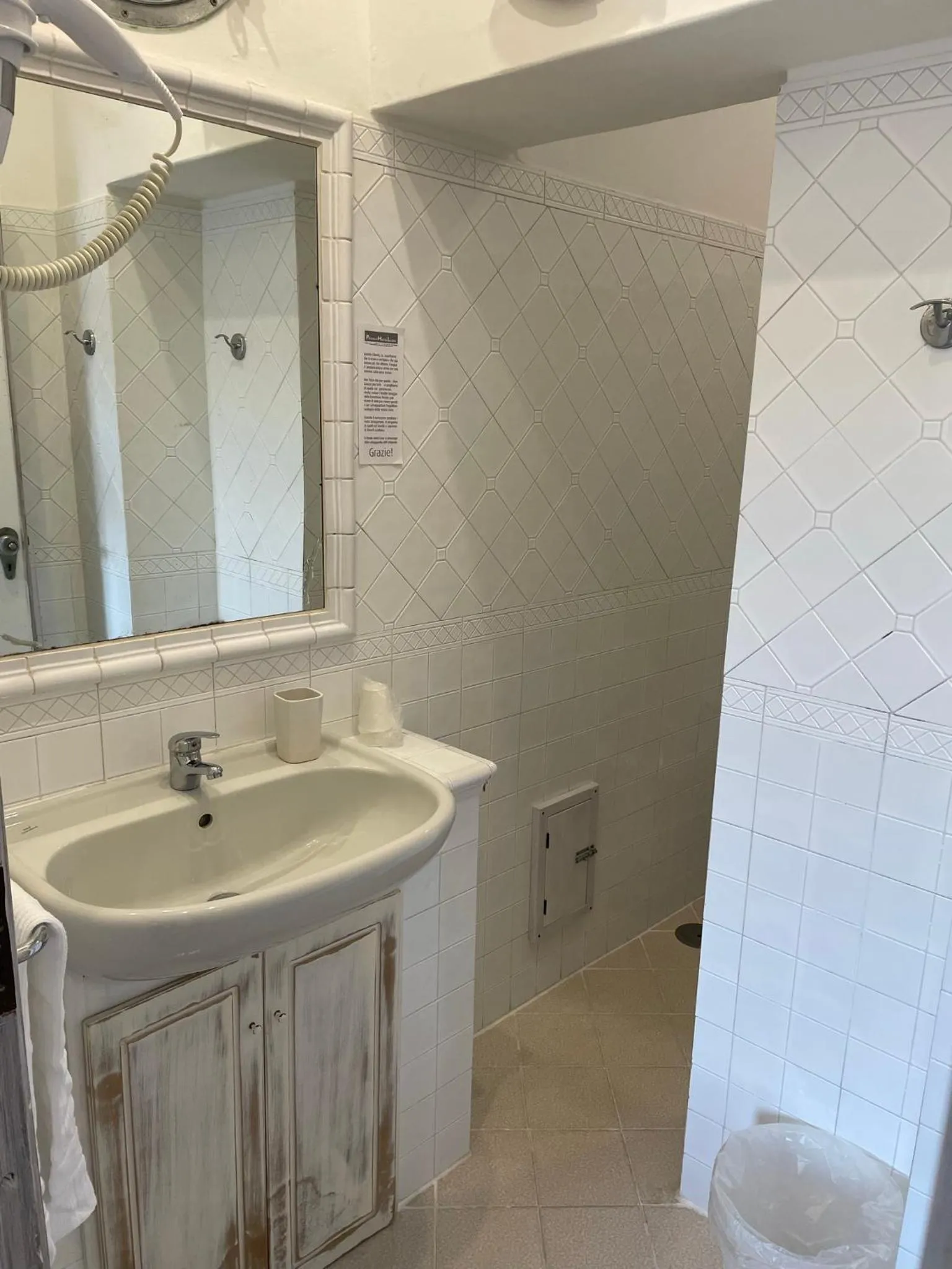 Toilet in Piccolo Hotel Luisa