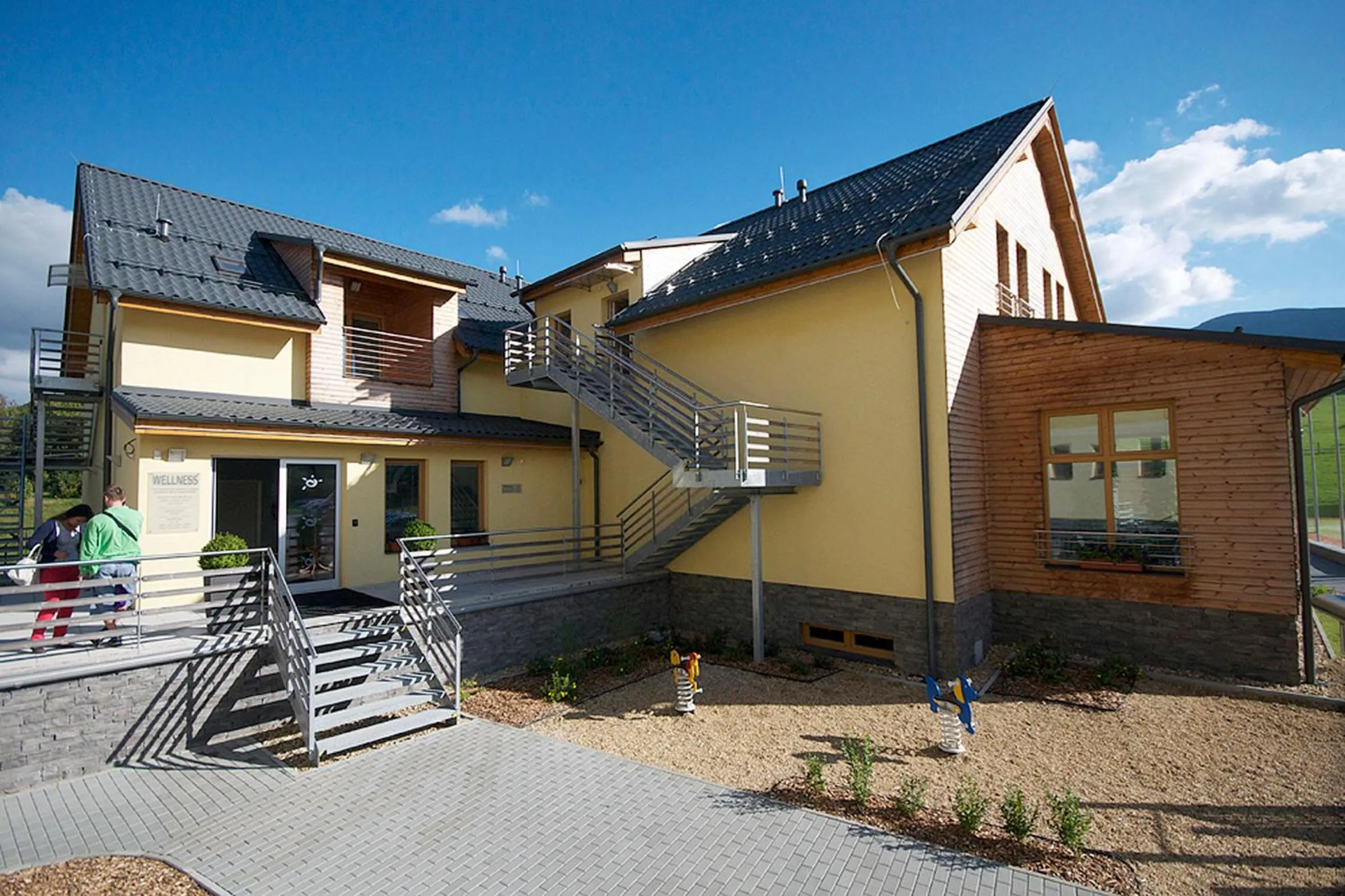 Facade/entrance in Hotel Helios