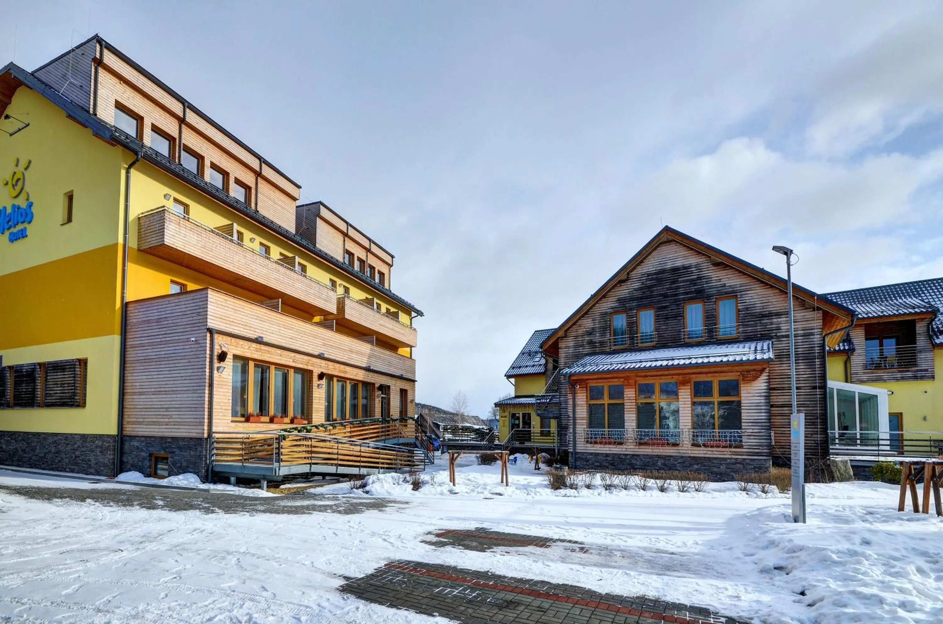 Property building in Hotel Helios