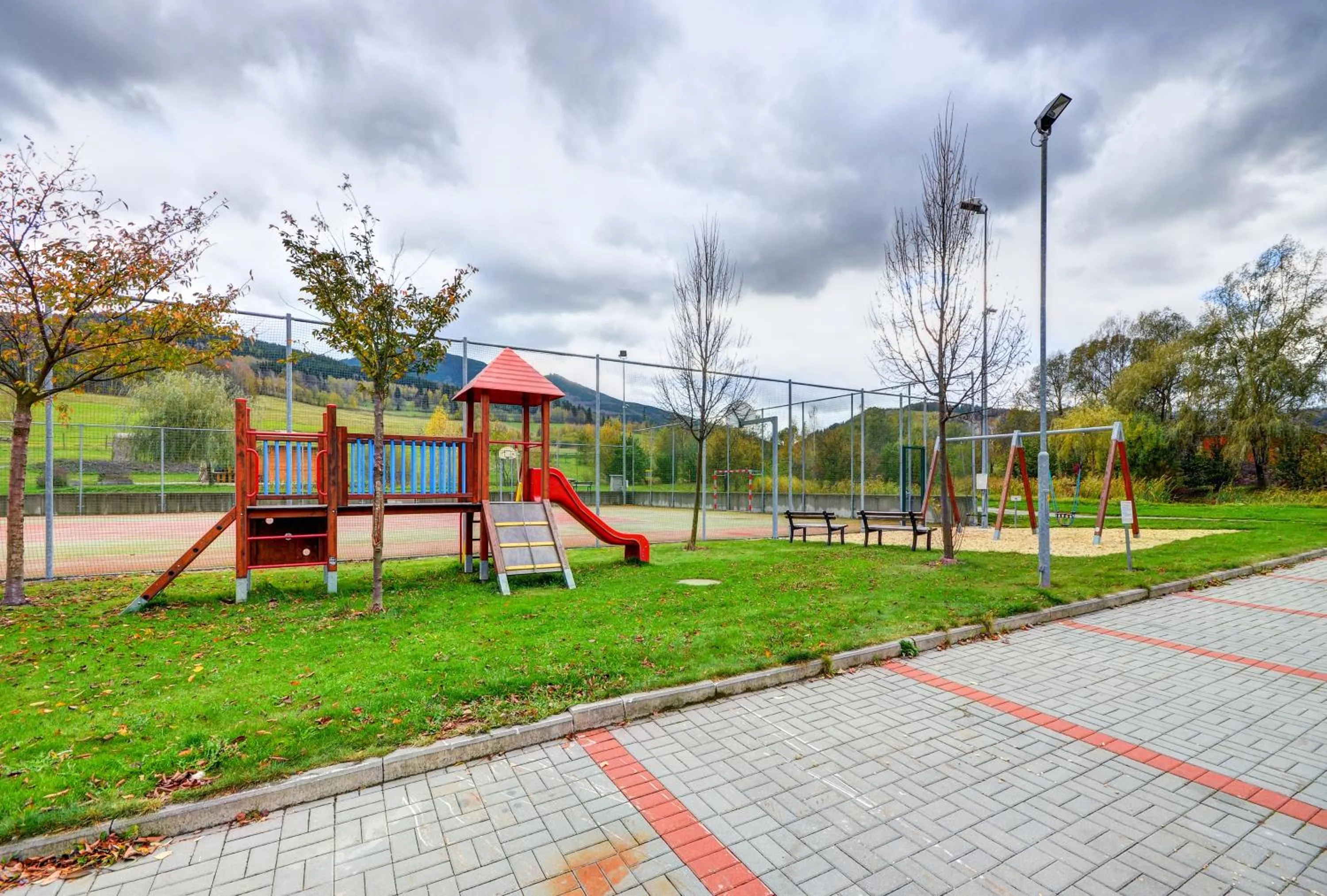 Children play ground in Hotel Helios