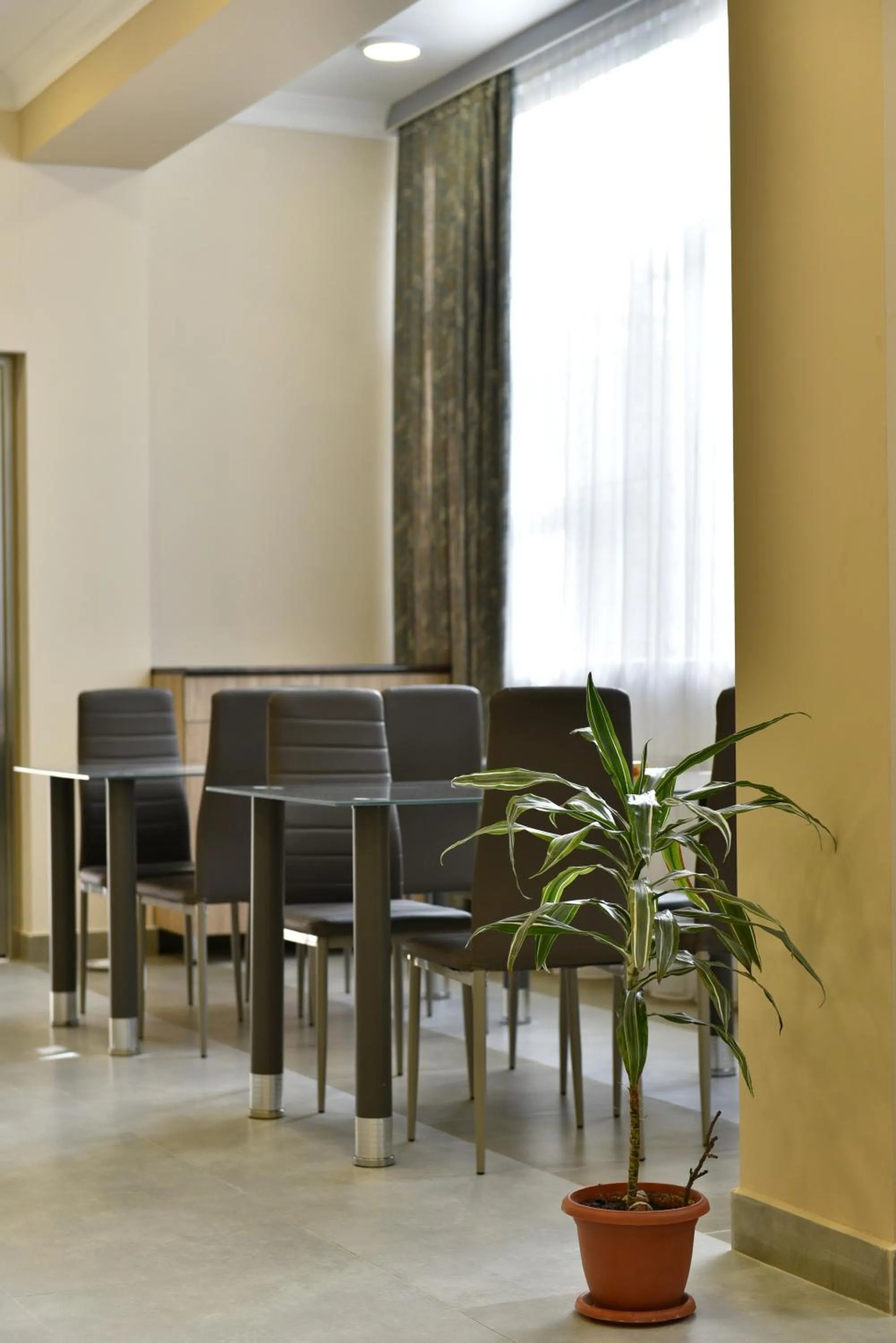 Dining area in GreenWood Hotel