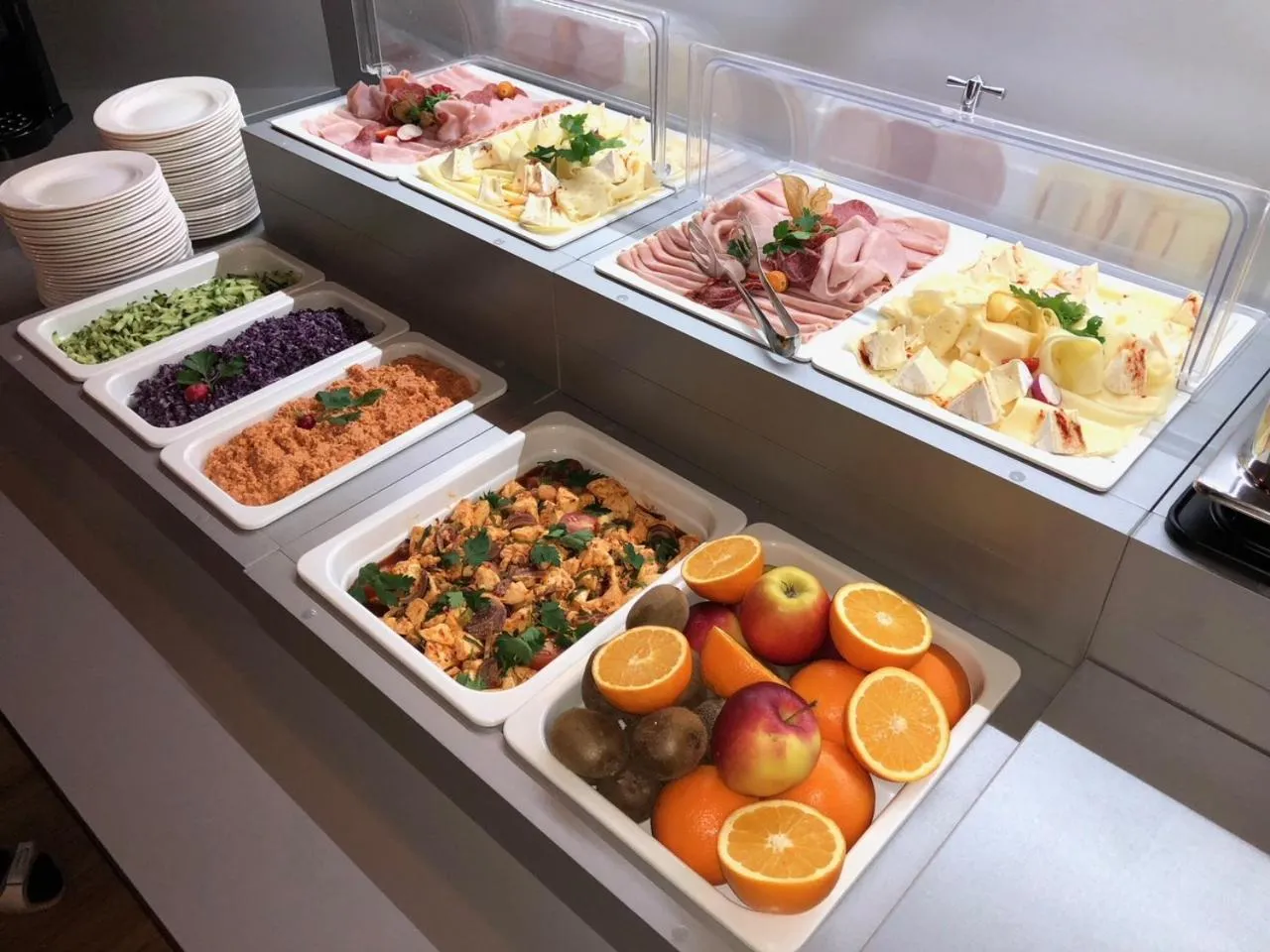 Continental breakfast in K-Triumf Resort