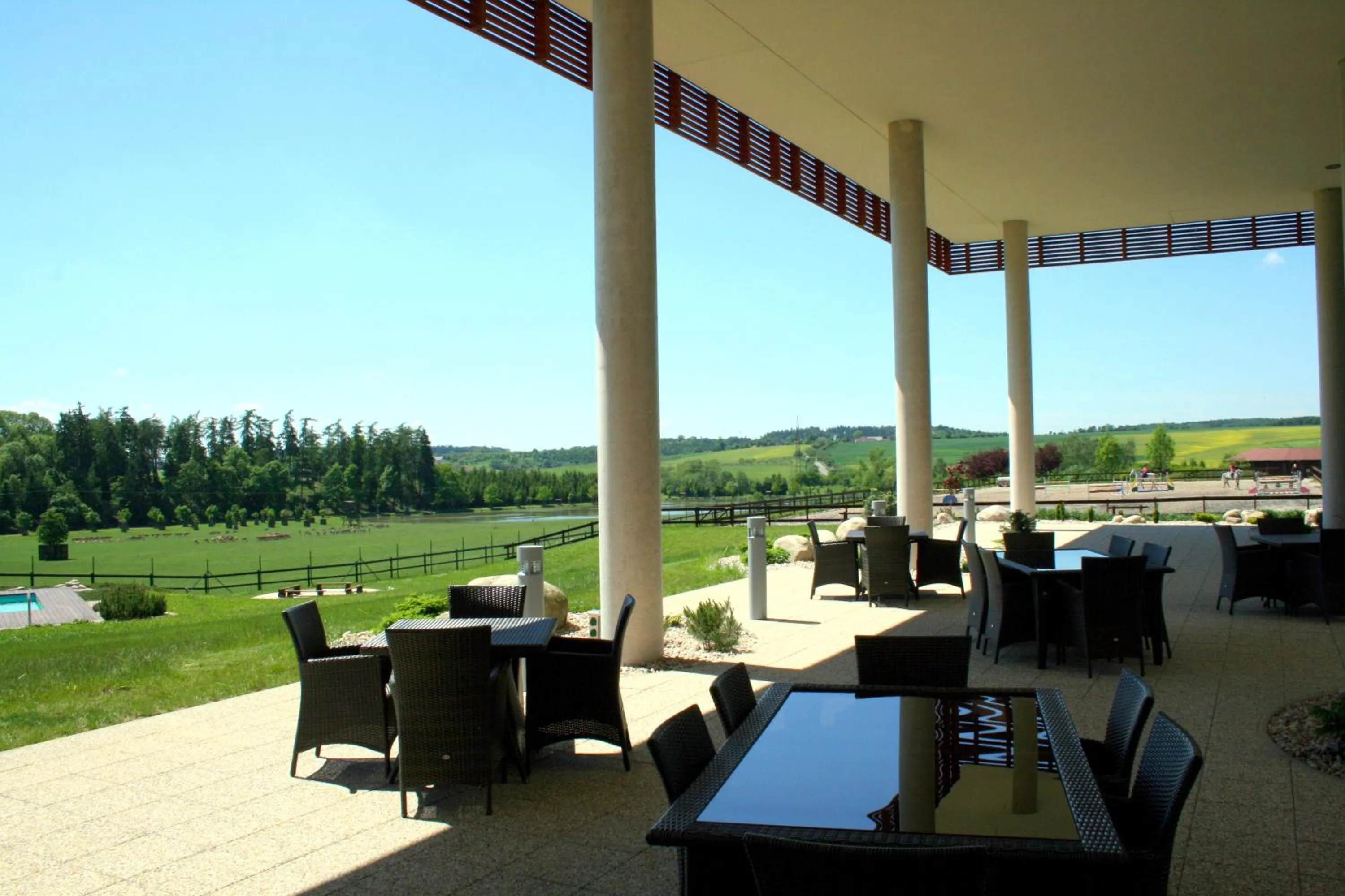 Patio in K-Triumf Resort