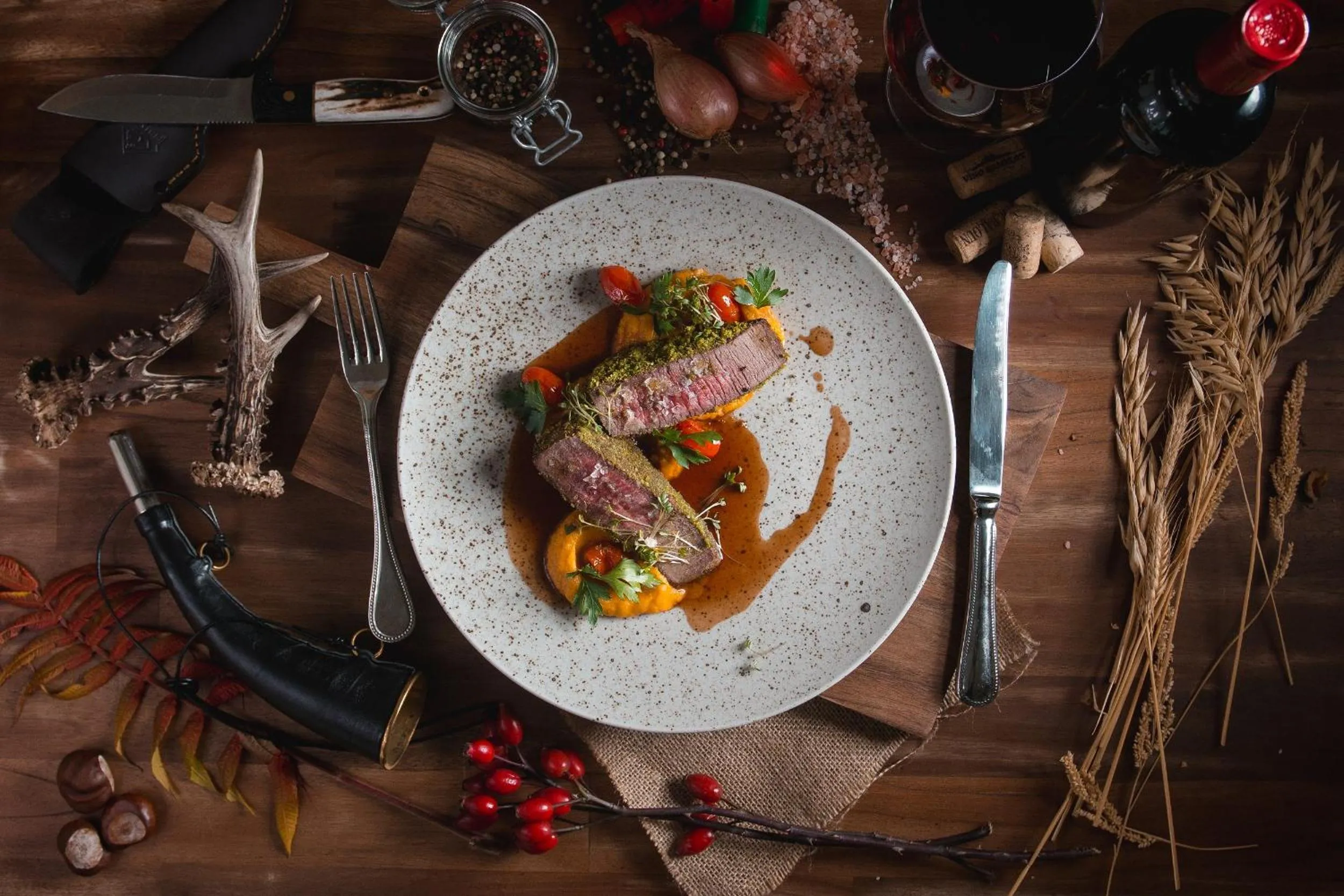 Food close-up in K-Triumf Resort