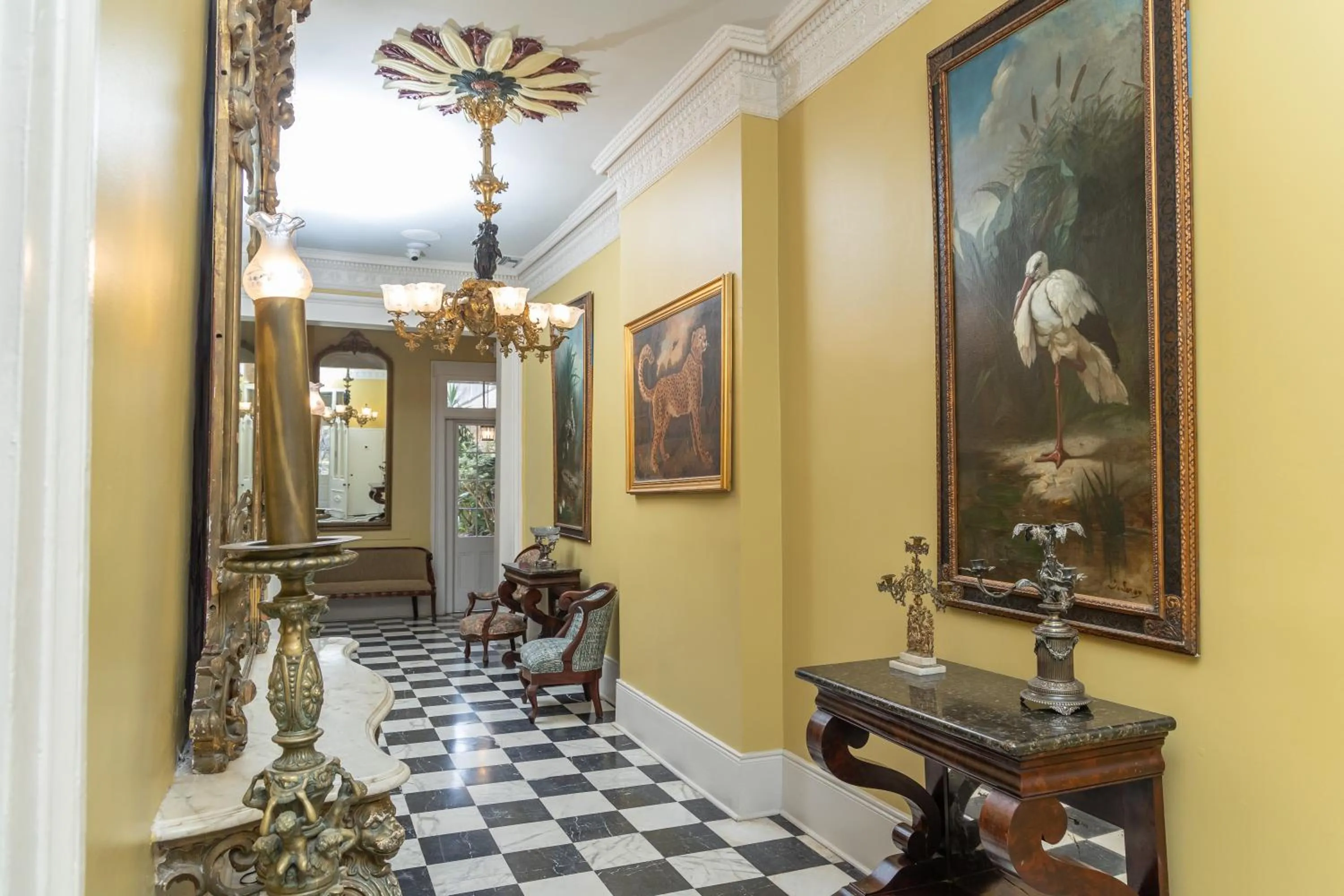 Lobby or reception in Lamothe House Hotel a French Quarter Guest Houses Property