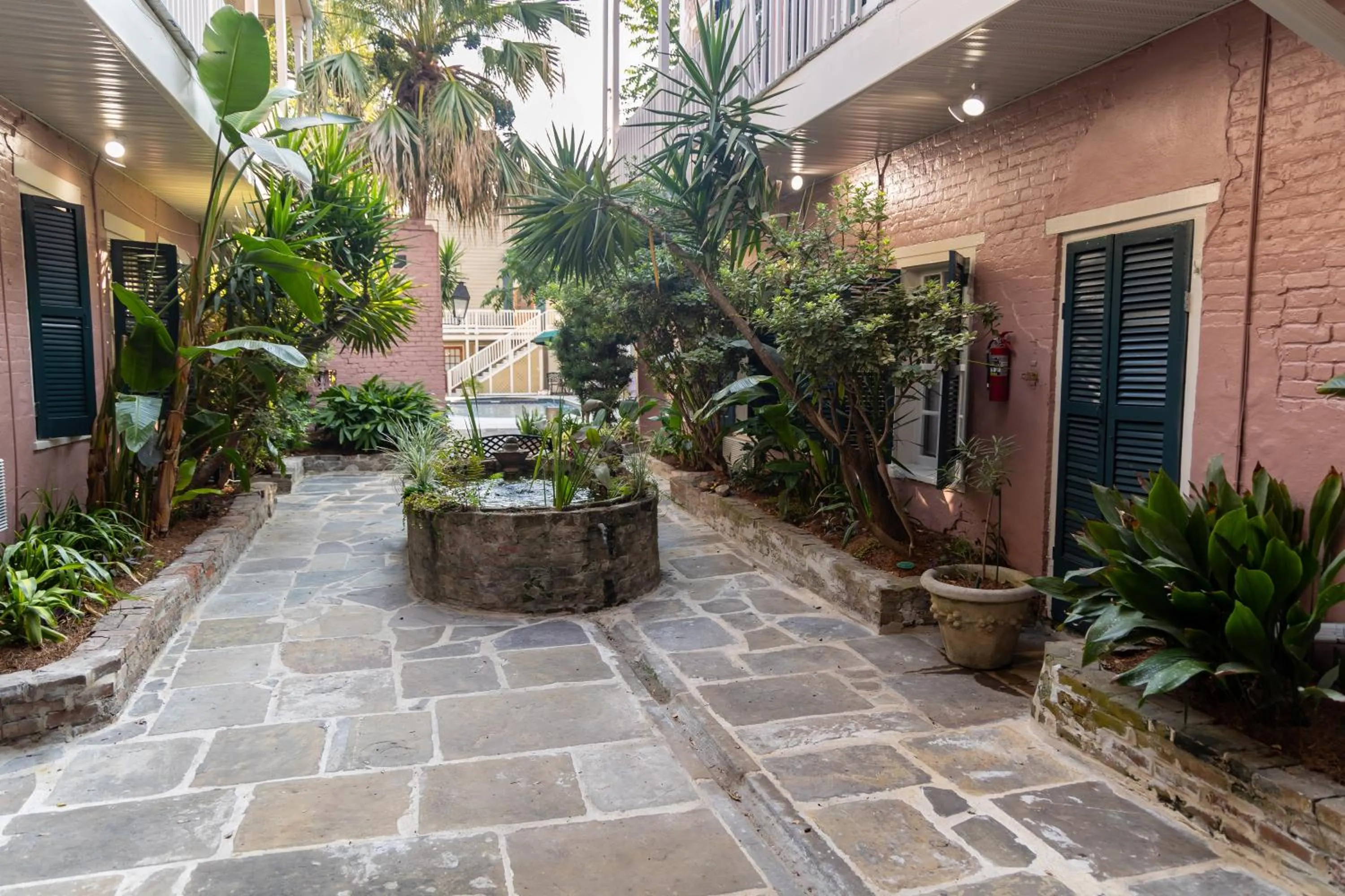 Inner courtyard view in Lamothe House Hotel a French Quarter Guest Houses Property