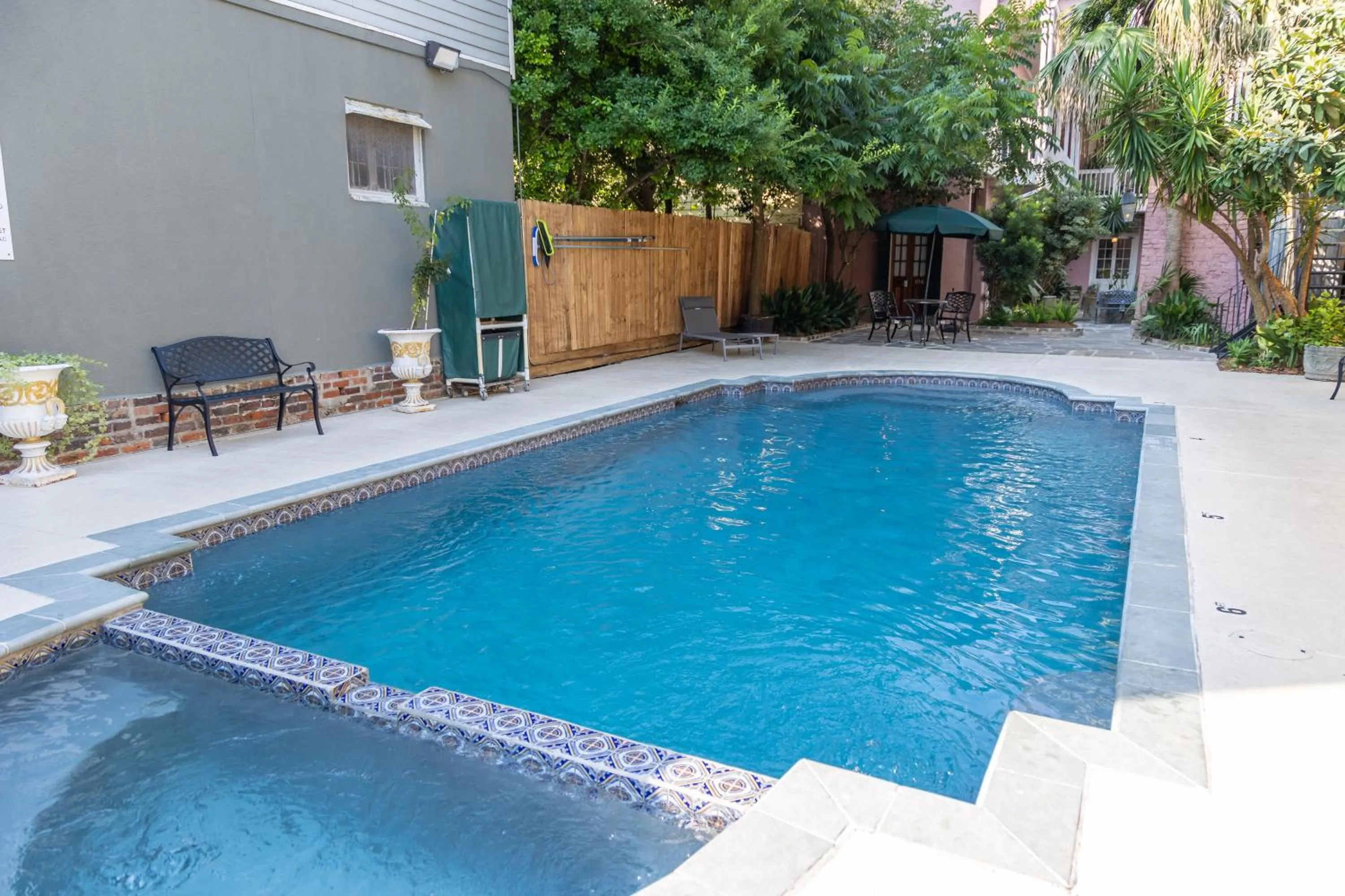 Swimming pool in Lamothe House Hotel a French Quarter Guest Houses Property